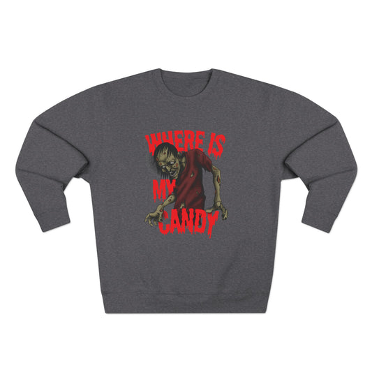 Spooky Halloween Crewneck Sweatshirt with Zombie Design | Unisex Graphic Sweater | Where Is My Candy | Fall Fashion, Halloween Gift, [...]
