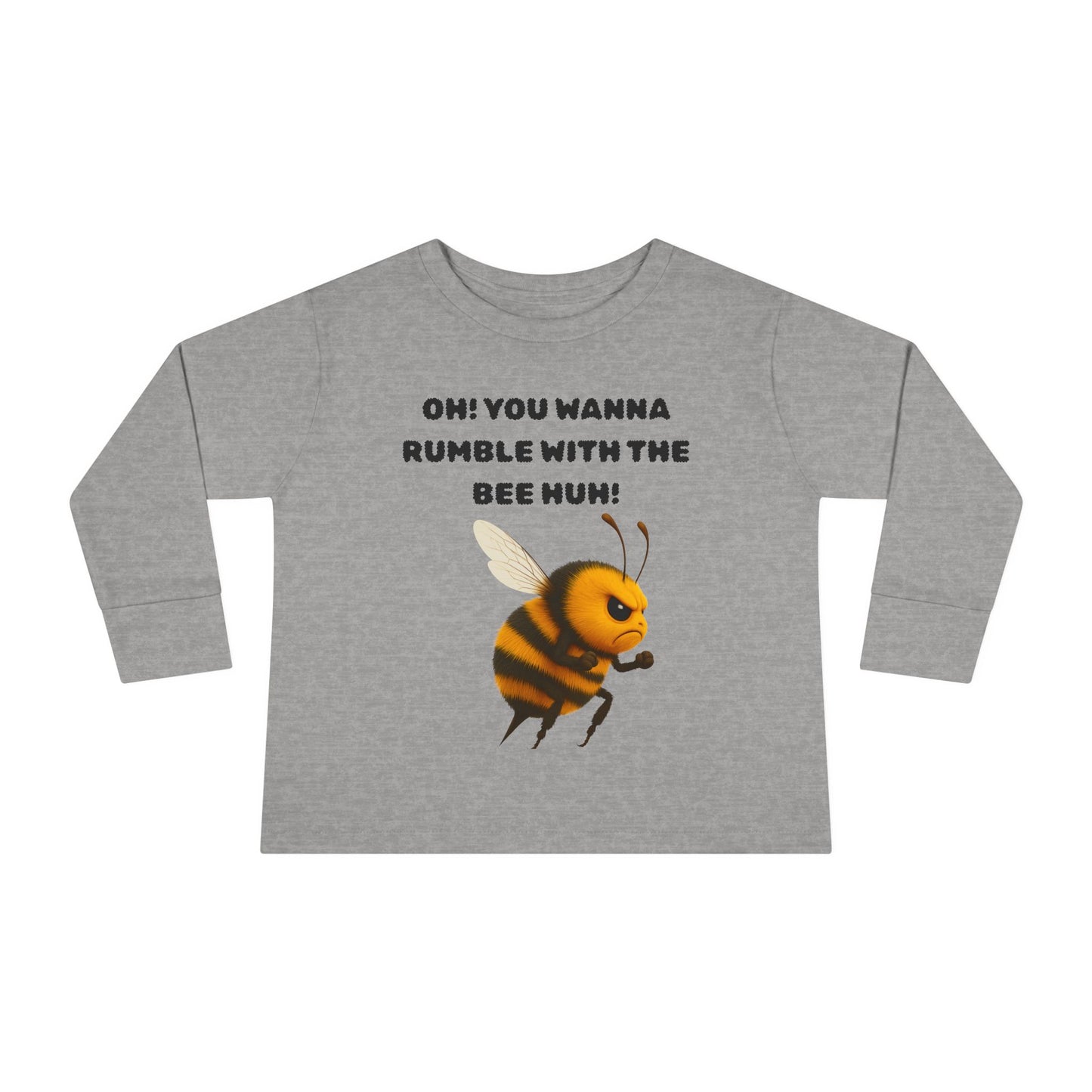 Funny Bee Rumble Youth Long Sleeve Tee