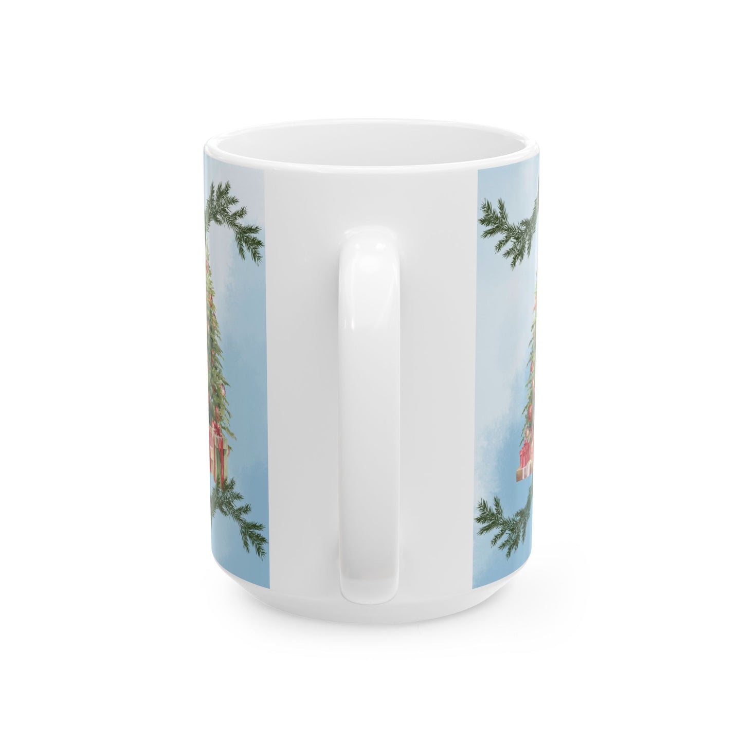 Merry Christmas Ceramic Mug, Holiday Gift, Festive Coffee Cup, Christmas Decor, Seasonal Beverageware