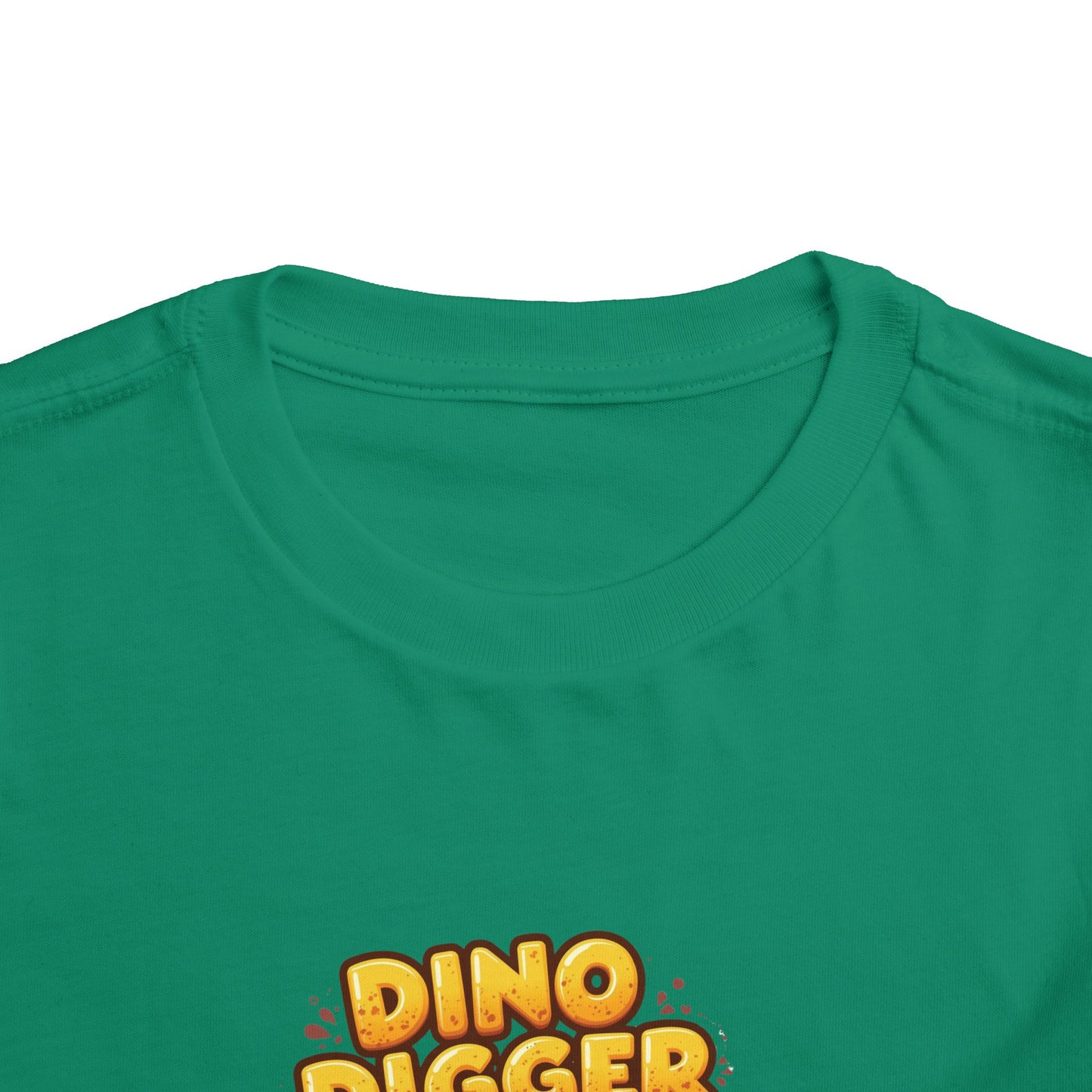 Dino Digger Toddler Tee - Fun Dino Excavator T-Shirt, Kids Gift, Birthday Outfit, Playwear, Cute Dinosaur Apparel