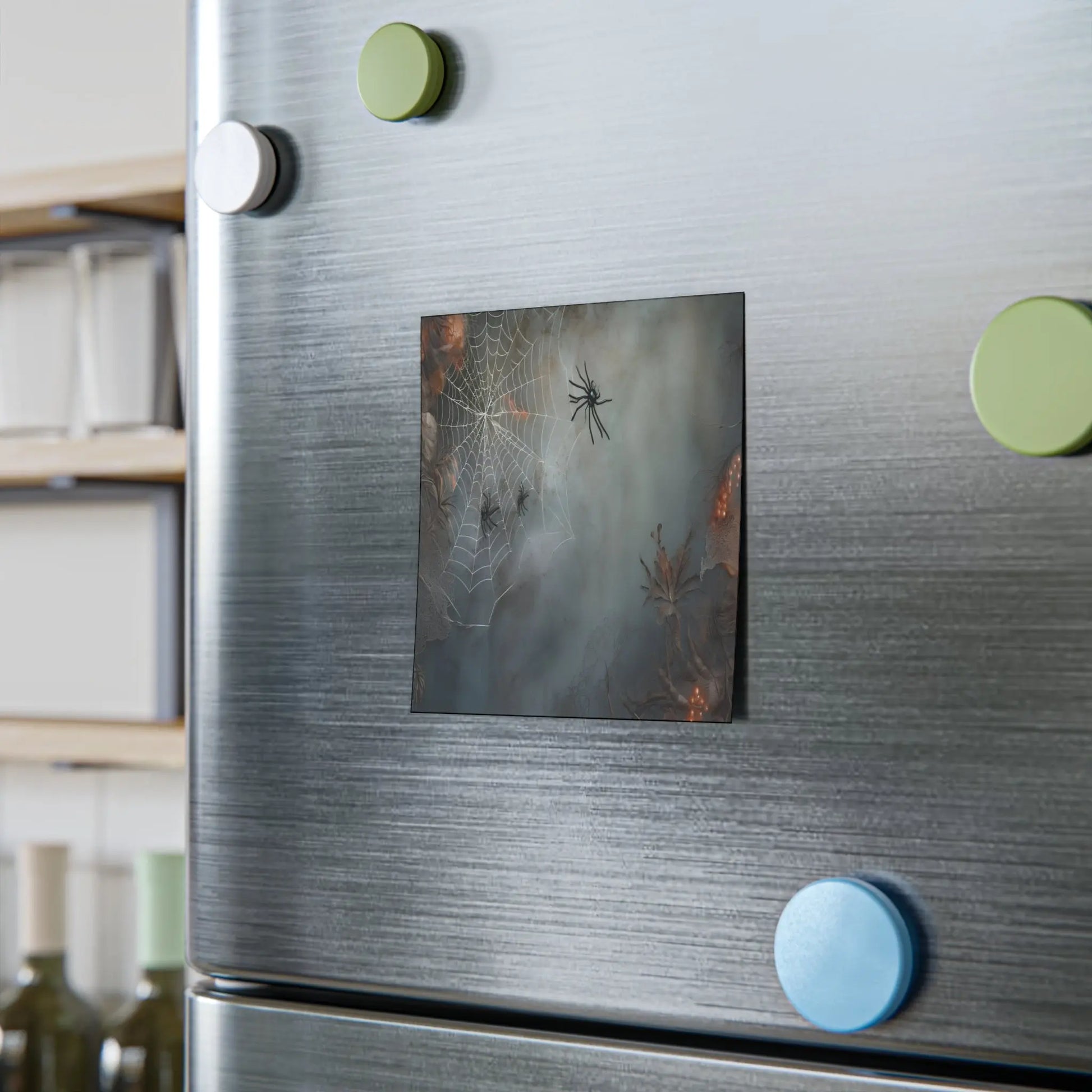 Note Pads - Spooky Spider and Web Design Halloween Stationery Printify