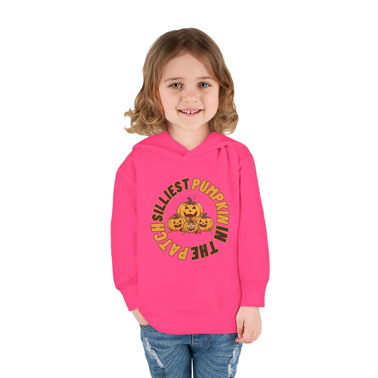 Silliest Pumpkin in the Patch Toddler Hoodie | Funny Fall Halloween Pullover Sweatshirt