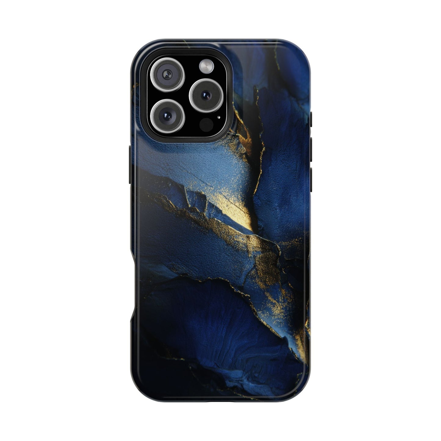 Phone Case - Blue and Gold 8k HD Design - Magnetic Tough Cases Printify