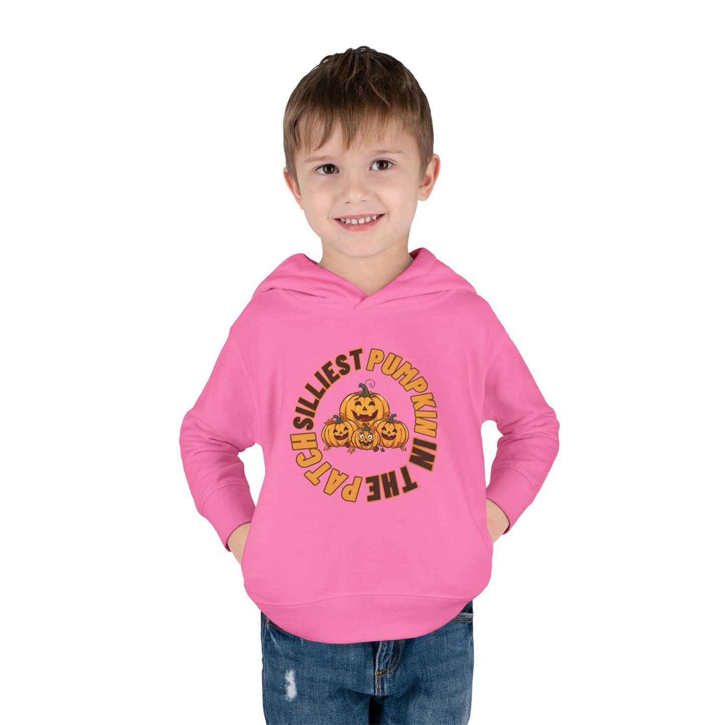 Silliest Pumpkin in the Patch Toddler Hoodie | Funny Fall Halloween Pullover Sweatshirt