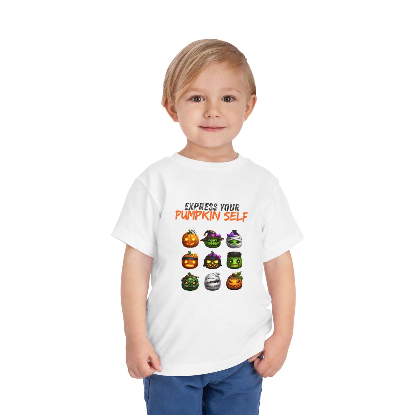 Toddler Halloween Pumpkin Tee, Kids Halloween T-Shirt, Cute Pumpkin Shirt, Toddler Pumpkin Self Tee, Trick or Treat Outfit, Fall [...]