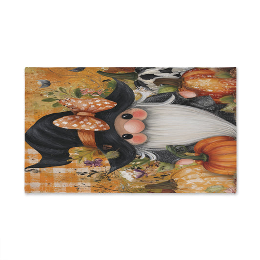 Fall Gnome Hand Towel | Seasonal Kitchen Decor, Fall Home Accents, Gnome Lovers Gift, Thanksgiving Towel, Cozy Kitchen Decor
