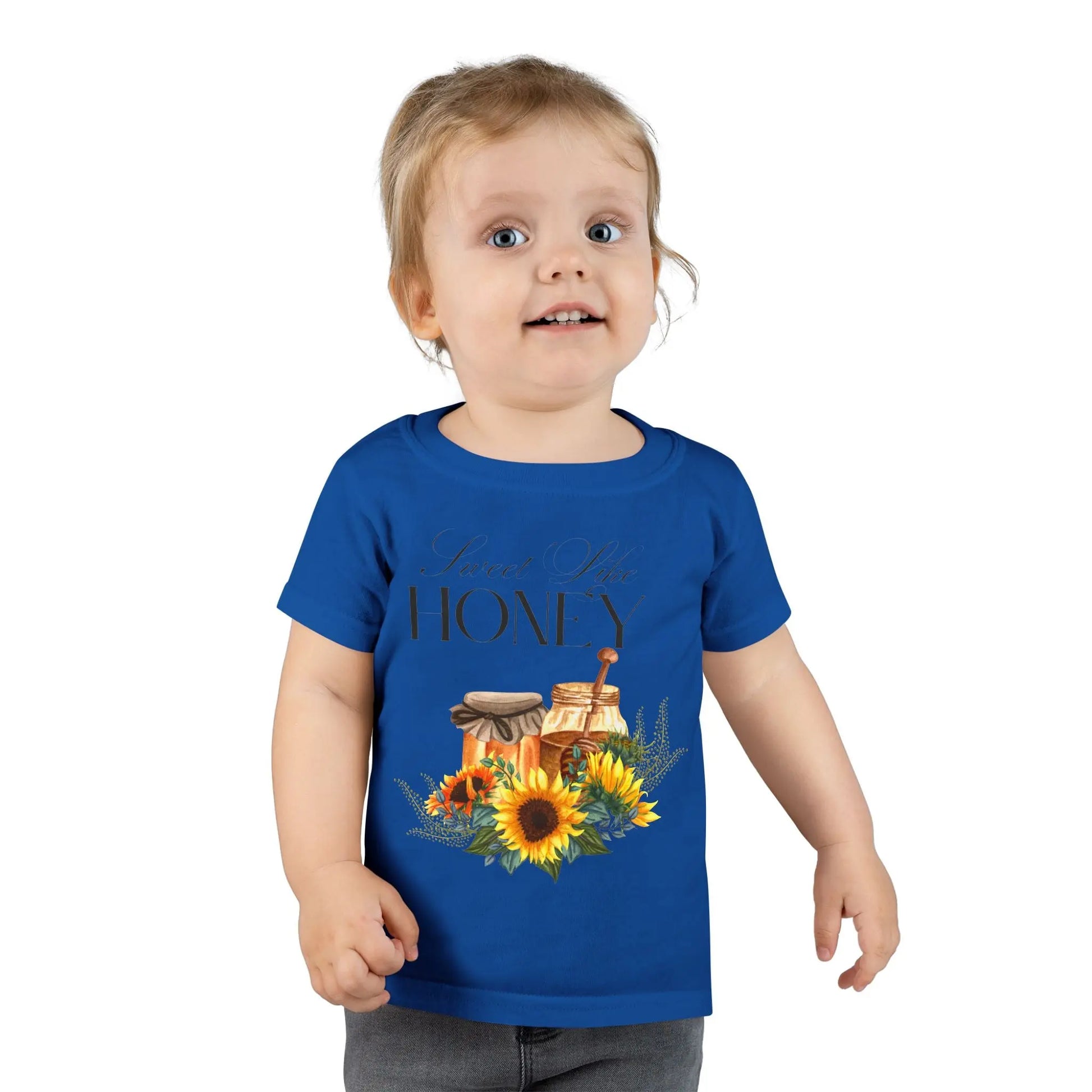 Sweet Like Honey Toddler T-Shirt, Cute Kids Apparel, Gift for Birthdays, Summer Outings, Family Gatherings, Playtime Printify
