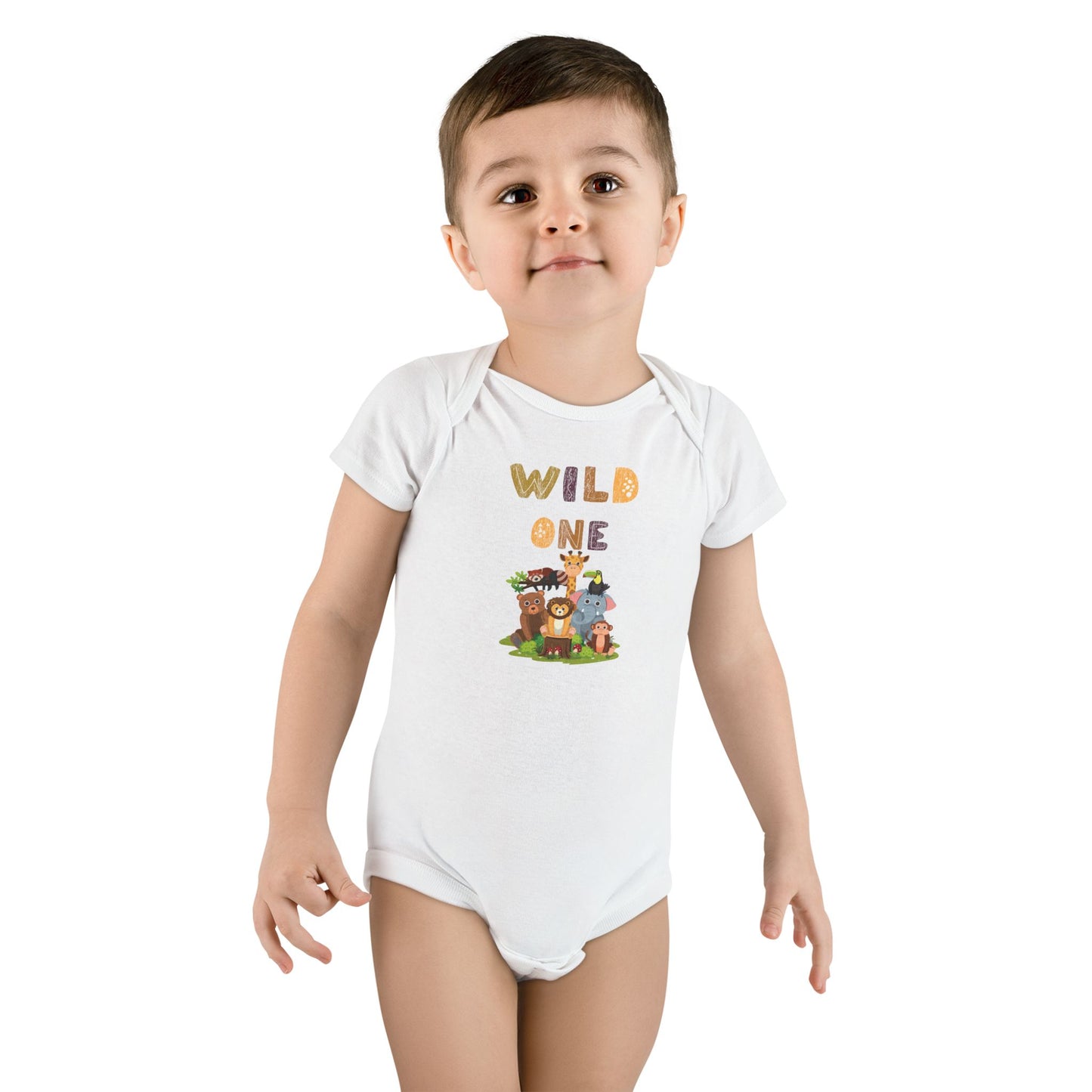 Wild One Baby Onesie® | Cute Animal Baby Bodysuit, Baby Shower Gift, First Birthday Outfit, Unisex Infant Clothing, Nature Lover Babywear
