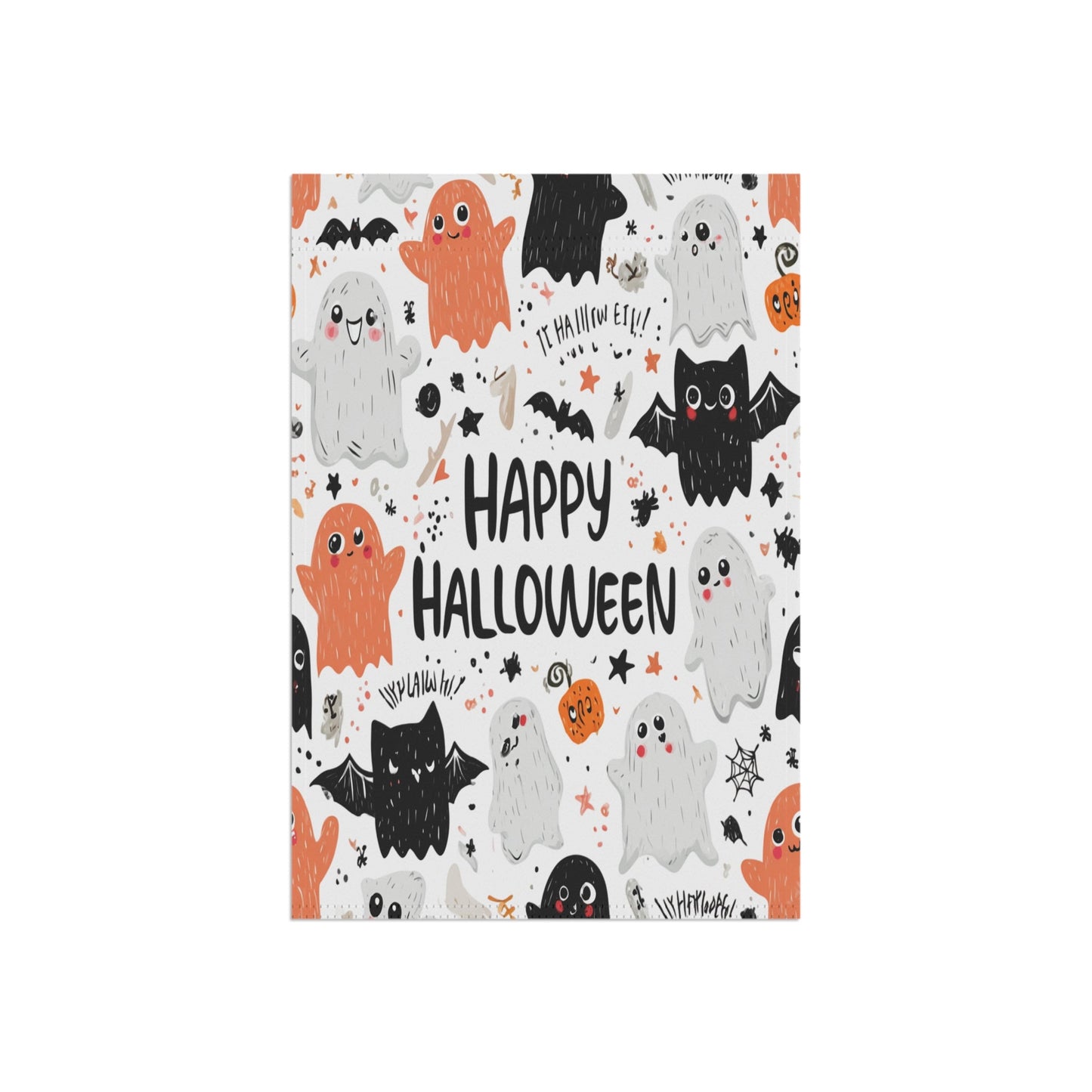 Halloween Garden Banner, Spooky Outdoor Decor, Fall Decorations, Seasonal Yard Sign, Trick or Treat Flag Printify