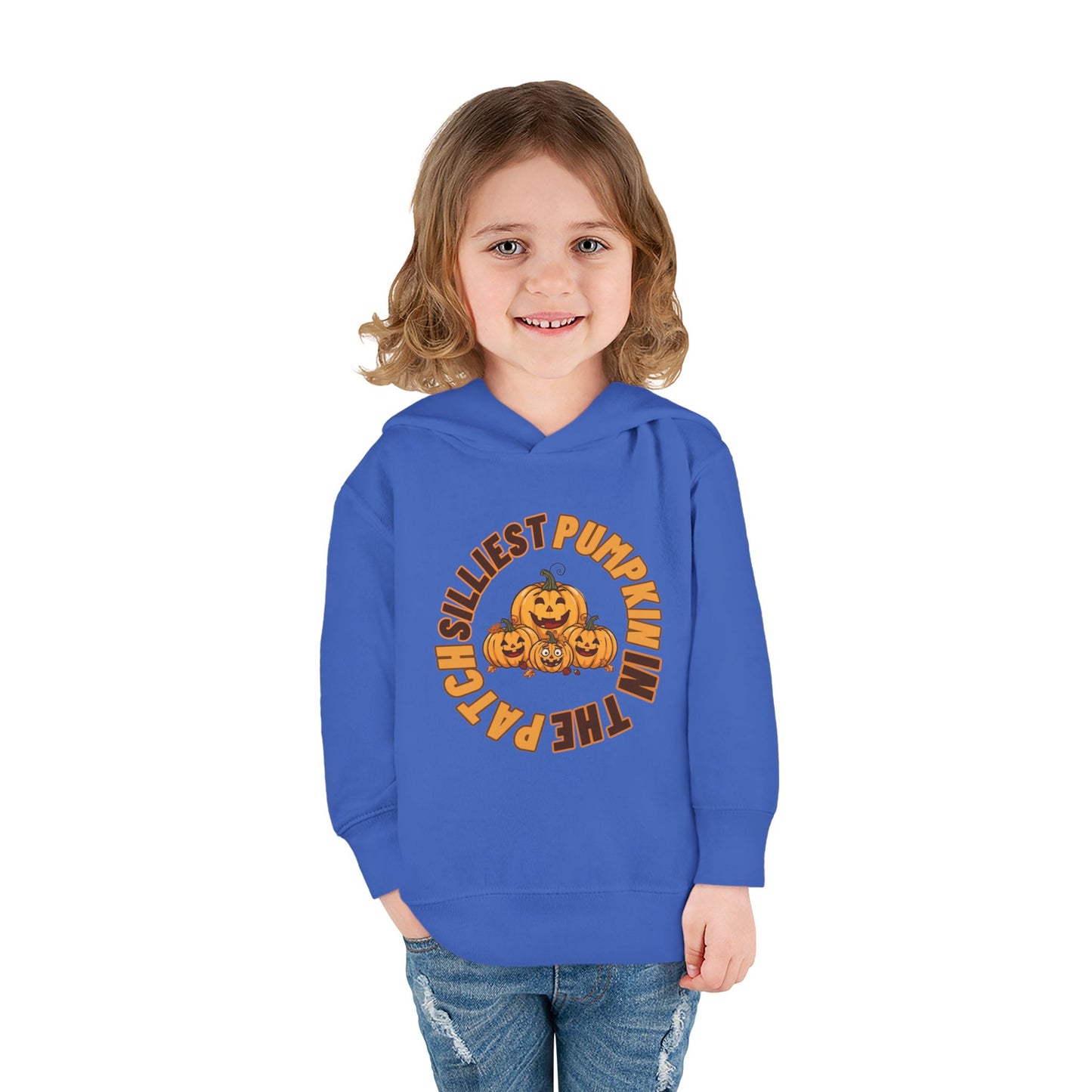 Silliest Pumpkin in the Patch Toddler Hoodie | Funny Fall Halloween Pullover Sweatshirt