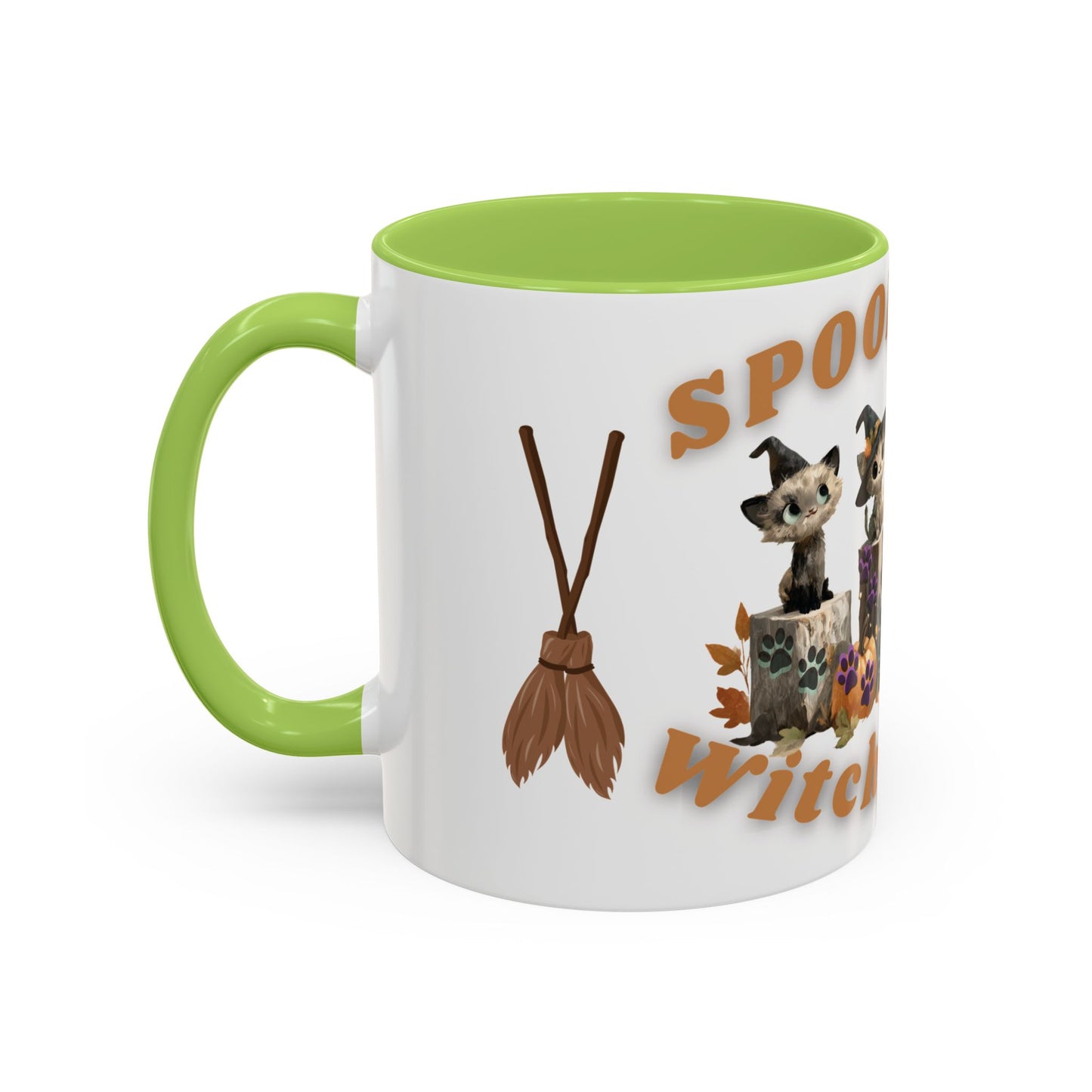 Spooky Black Cat Coffee Mug, Halloween Mug, Fall Decor, Cat Lover Gift, Witchy Paws, Seasonal Mugs