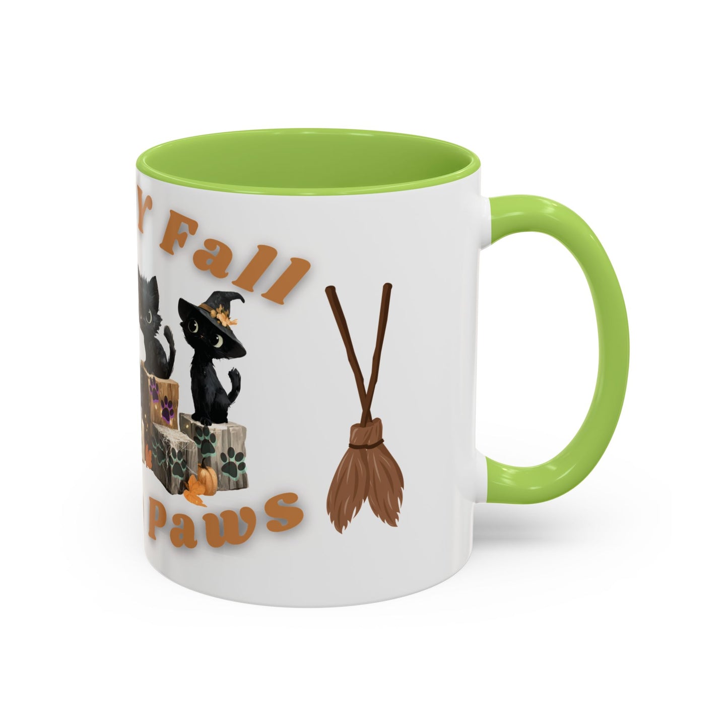 Spooky Black Cat Coffee Mug, Halloween Mug, Fall Decor, Cat Lover Gift, Witchy Paws, Seasonal Mugs