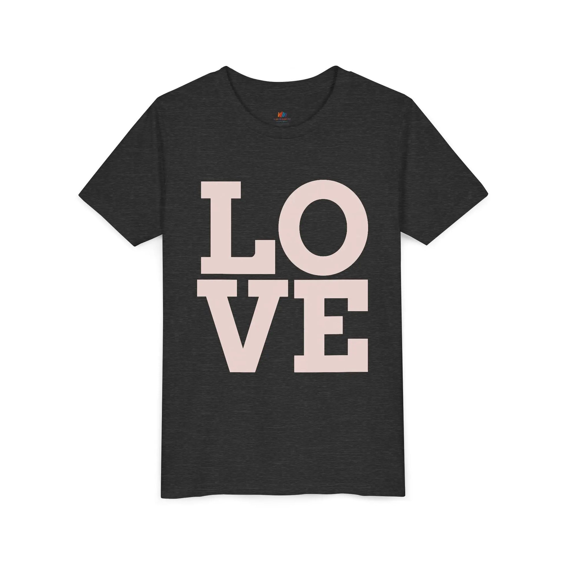 Youth Tee - Love Graphic T-Shirt, Cute Kids Shirt, Birthday Gift, Everyday Wear, Summer Outfit Printify