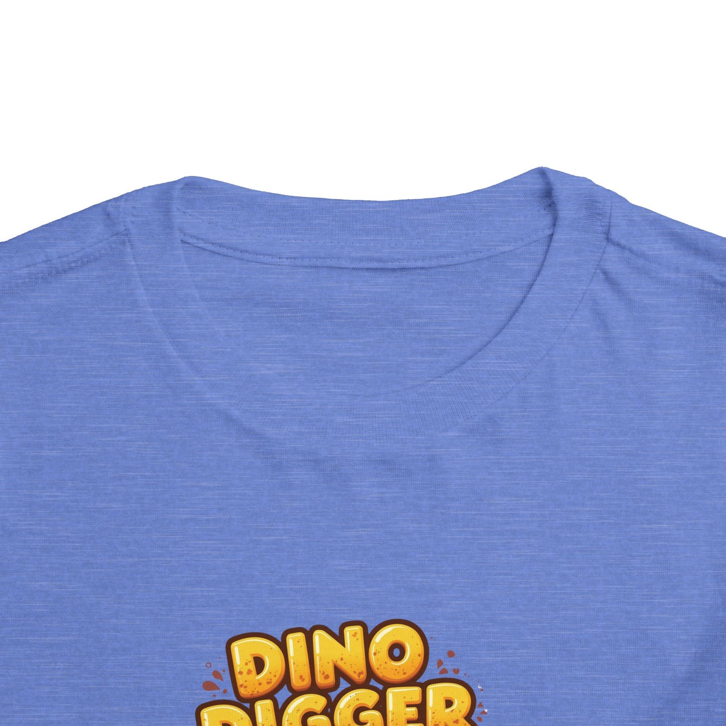 Dino Digger Toddler Tee - Fun Dino Excavator T-Shirt, Kids Gift, Birthday Outfit, Playwear, Cute Dinosaur Apparel