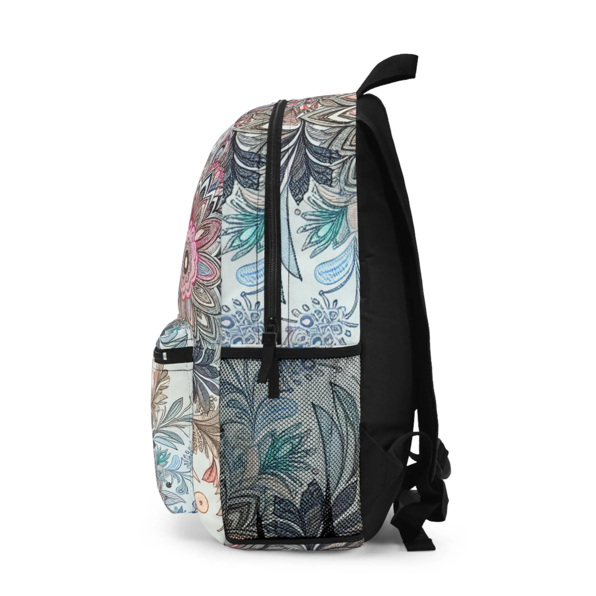 Bohemian Floral Backpack - Stylish Travel Bag, School Backpack Printify