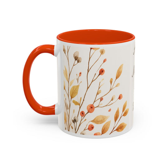 Colorful Fall Poetry Mugs - Fall Inspired, Aesthetic Coffee Cup, Nature Quote Mug, Unique Gift for Autumn Lovers, Cozy Kitchen Decor Printify