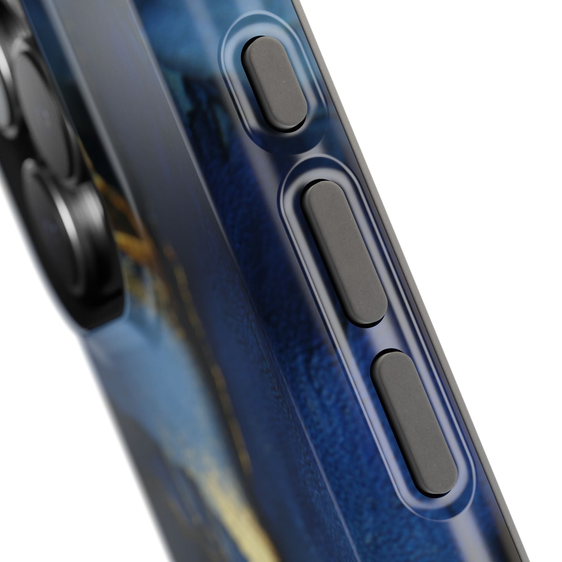 Phone Case - Blue and Gold 8k HD Design - Magnetic Tough Cases Printify