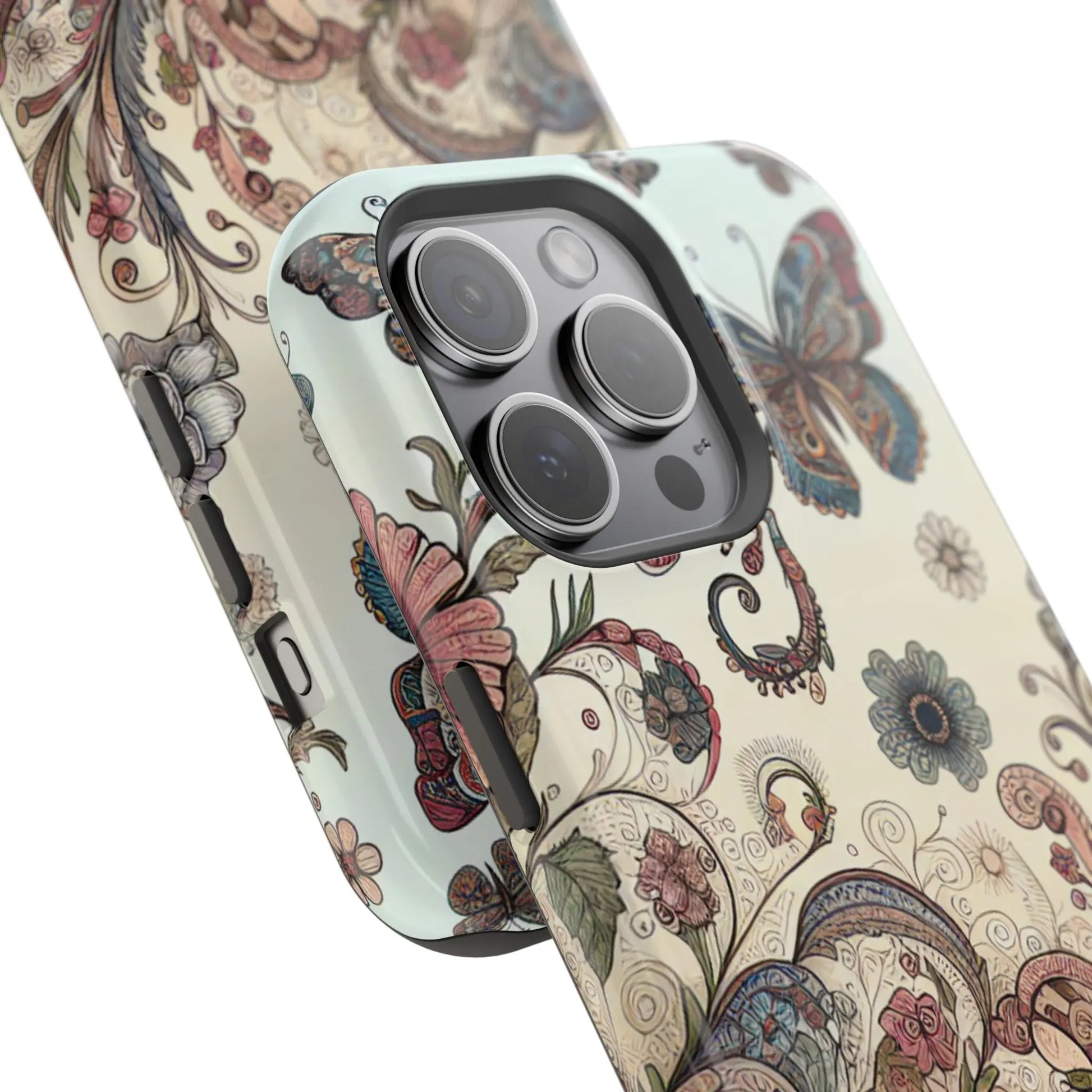 Phone Cases Whimsical Butterflies and Sunflowers Design Printify