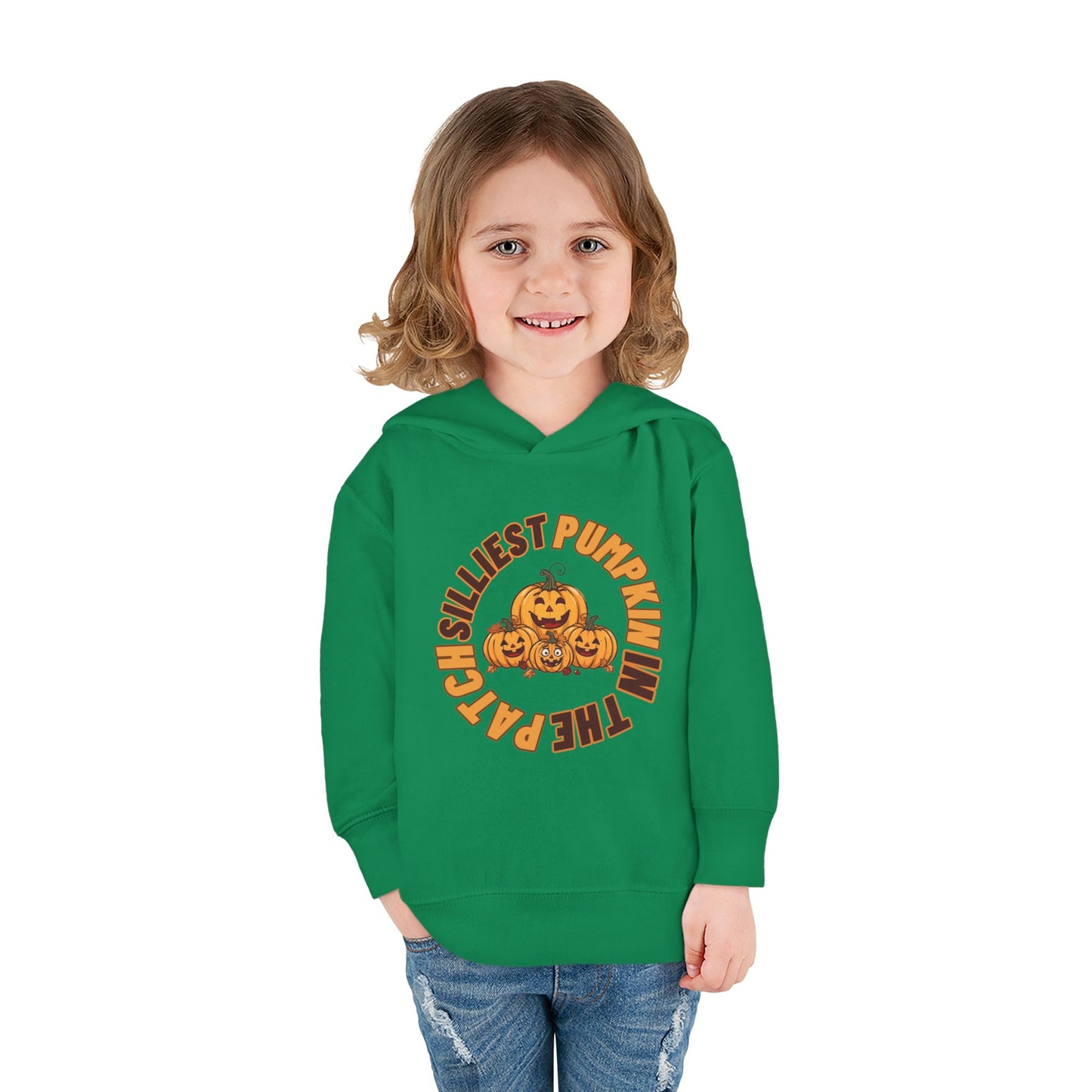 Silliest Pumpkin in the Patch Toddler Hoodie | Funny Fall Halloween Pullover Sweatshirt