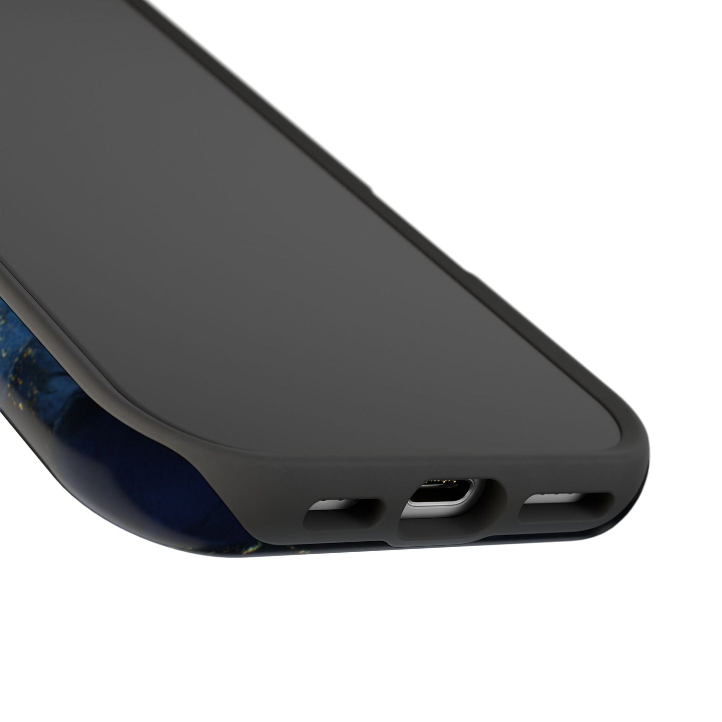 Phone Case - Blue and Gold 8k HD Design - Magnetic Tough Cases Printify