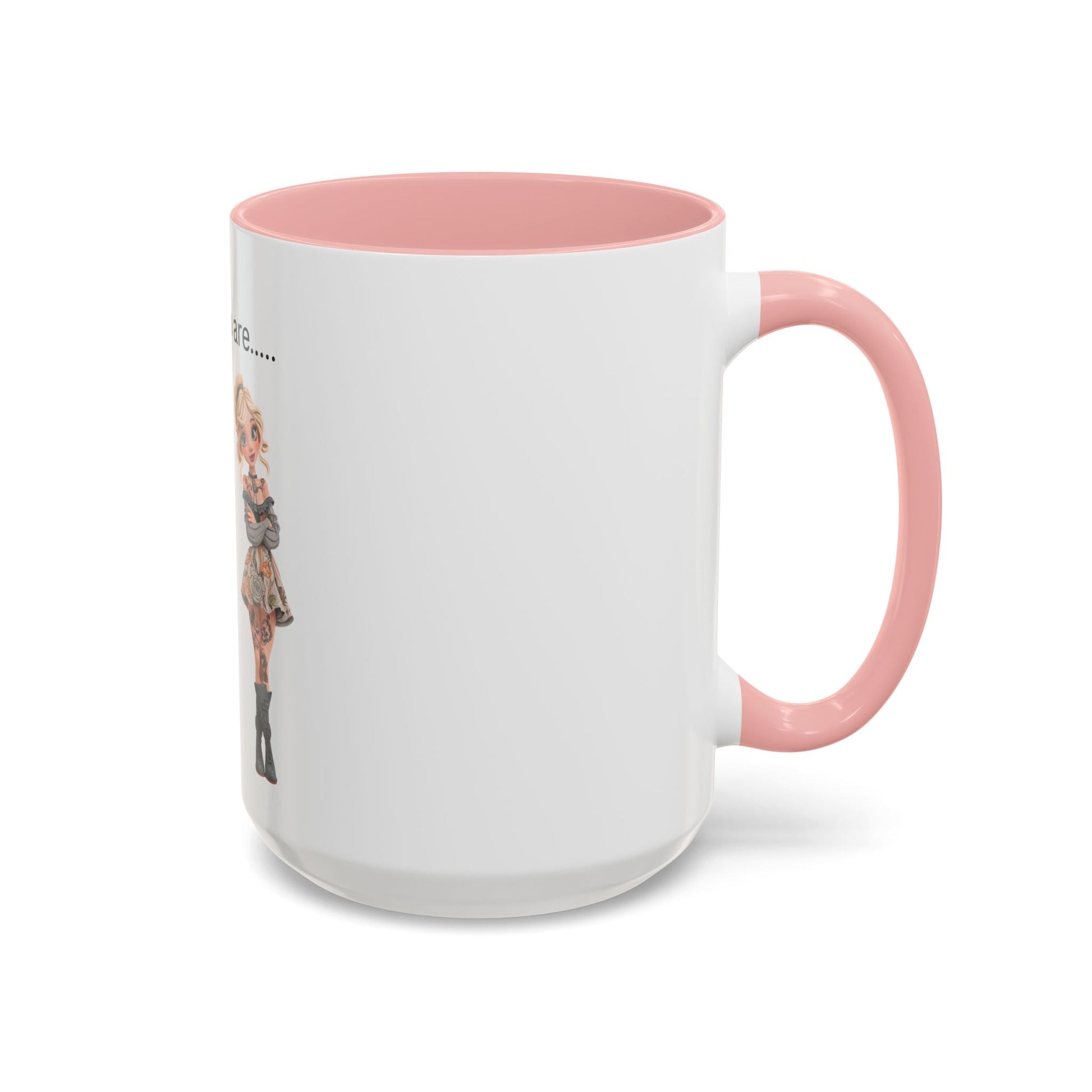 Funny IDGAF Mug, Sarcastic Coffee Cup, Design on (Front) Novelty Gift for Friends, Coworkers, 11oz, 15oz Printify