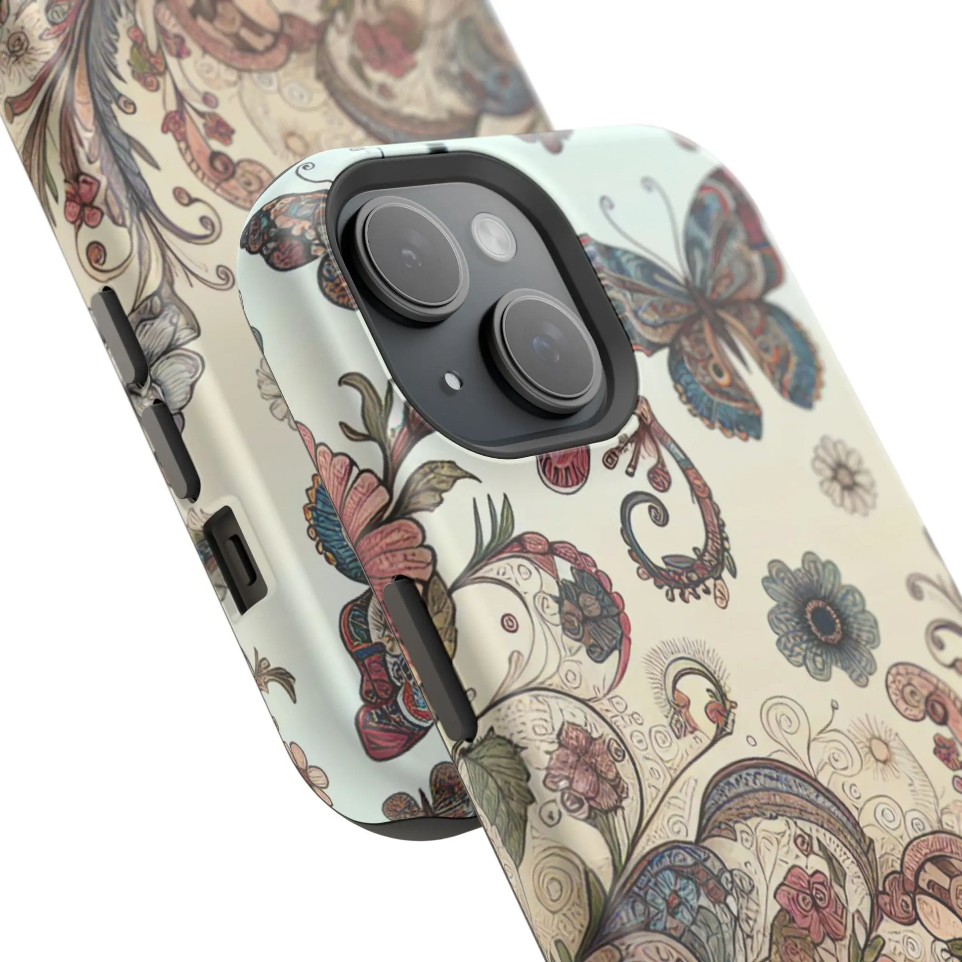 Phone Cases Whimsical Butterflies and Sunflowers Design Printify