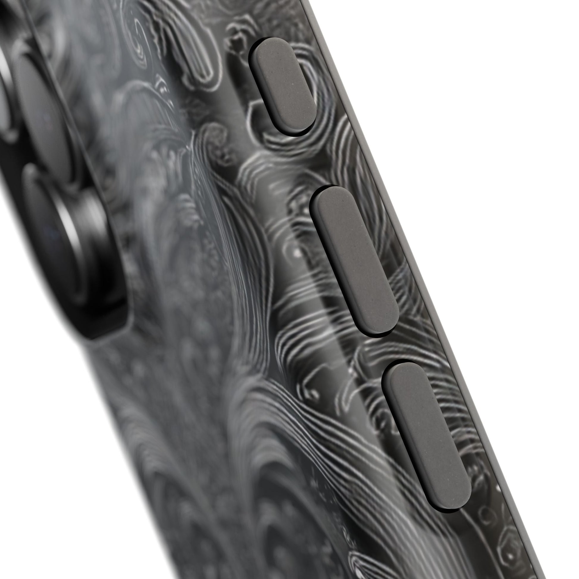 Phone Cases - Elegant Vintage Black Lace Design Printify