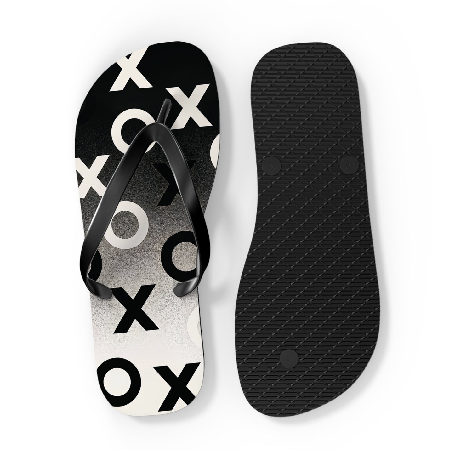 Stylish Flip Flops with Minimalist OX Design, Beach Footwear, Summer Sandals, Casual Summer Vibes, Vacation Essentials