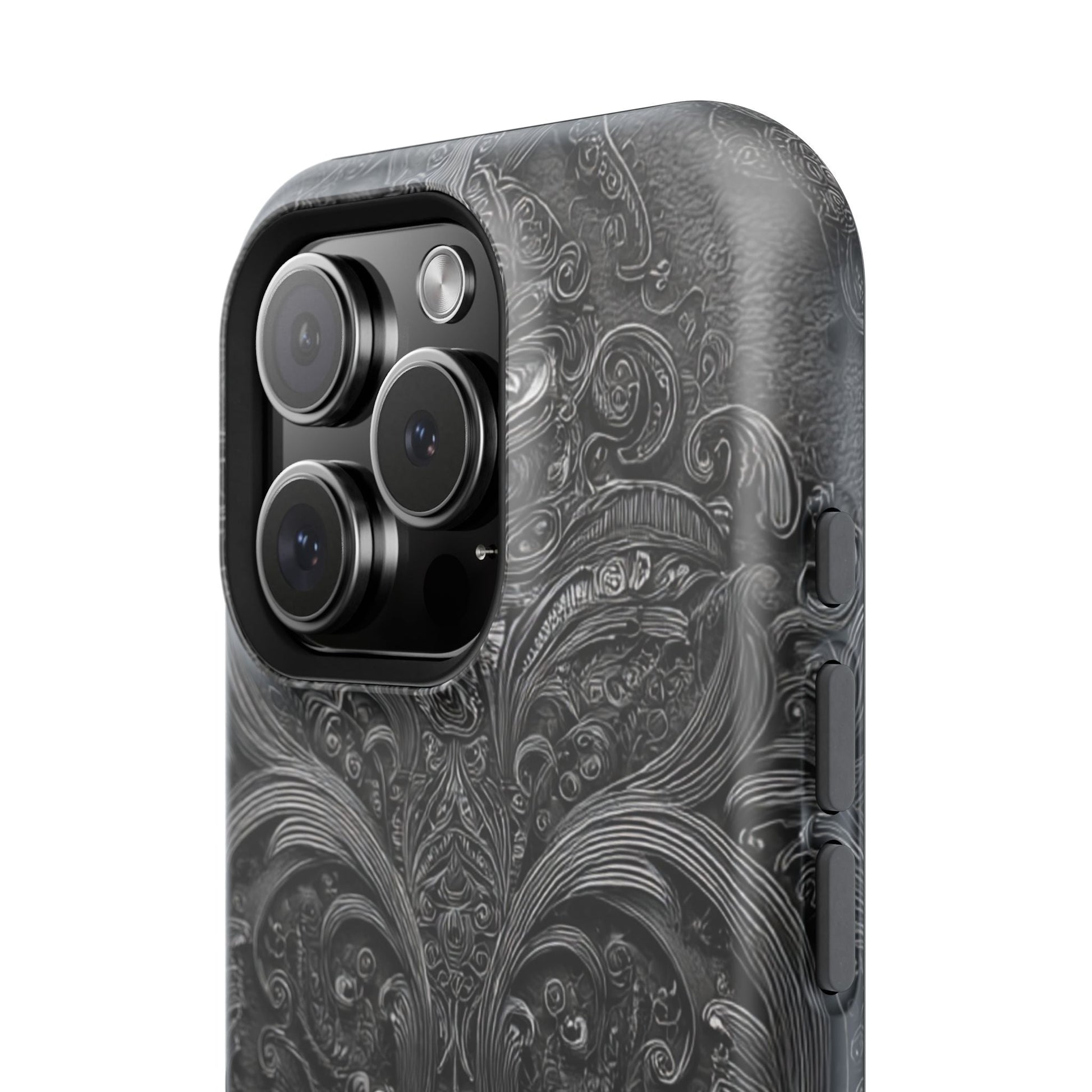 Phone Cases - Elegant Vintage Black Lace Design Printify
