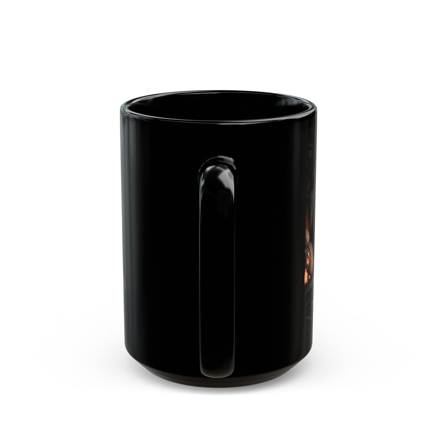 Spooky Witching Hour Mug - Perfect for Halloween Coffee Lovers, Black Ceramic Cup, Gift for Witch Fans, Unique Kitchen Decor, [...] Printify