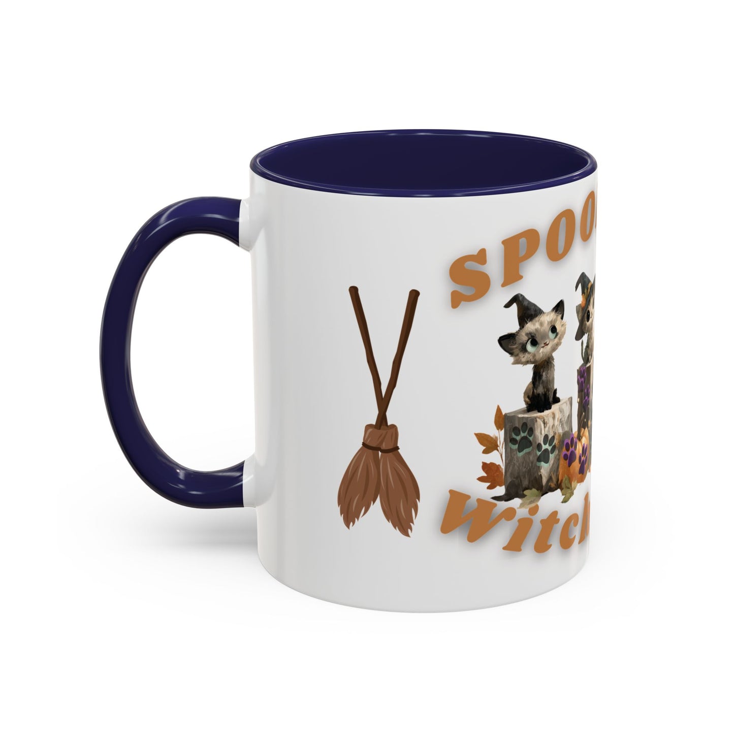 Spooky Black Cat Coffee Mug, Halloween Mug, Fall Decor, Cat Lover Gift, Witchy Paws, Seasonal Mugs
