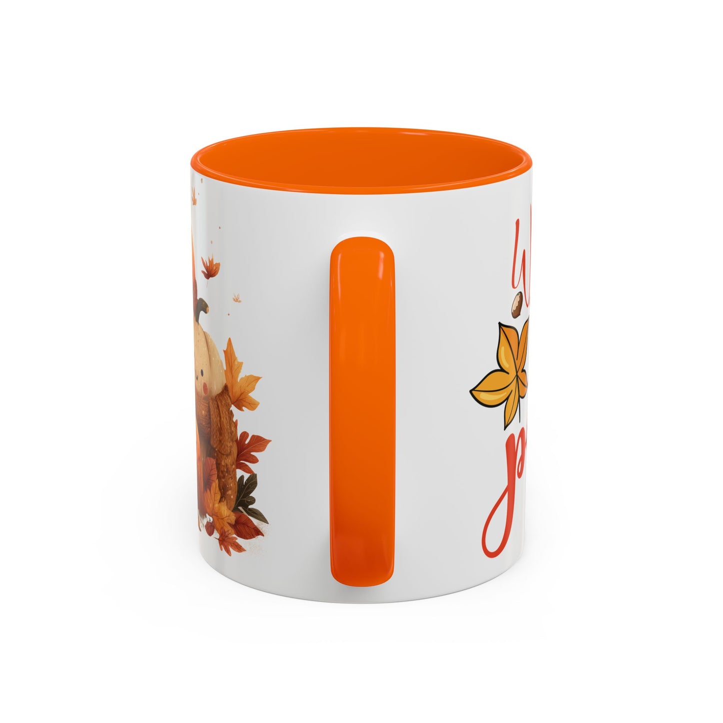 Accent Coffee Mug - Welcome to Our Patch Pumpkin Family Design