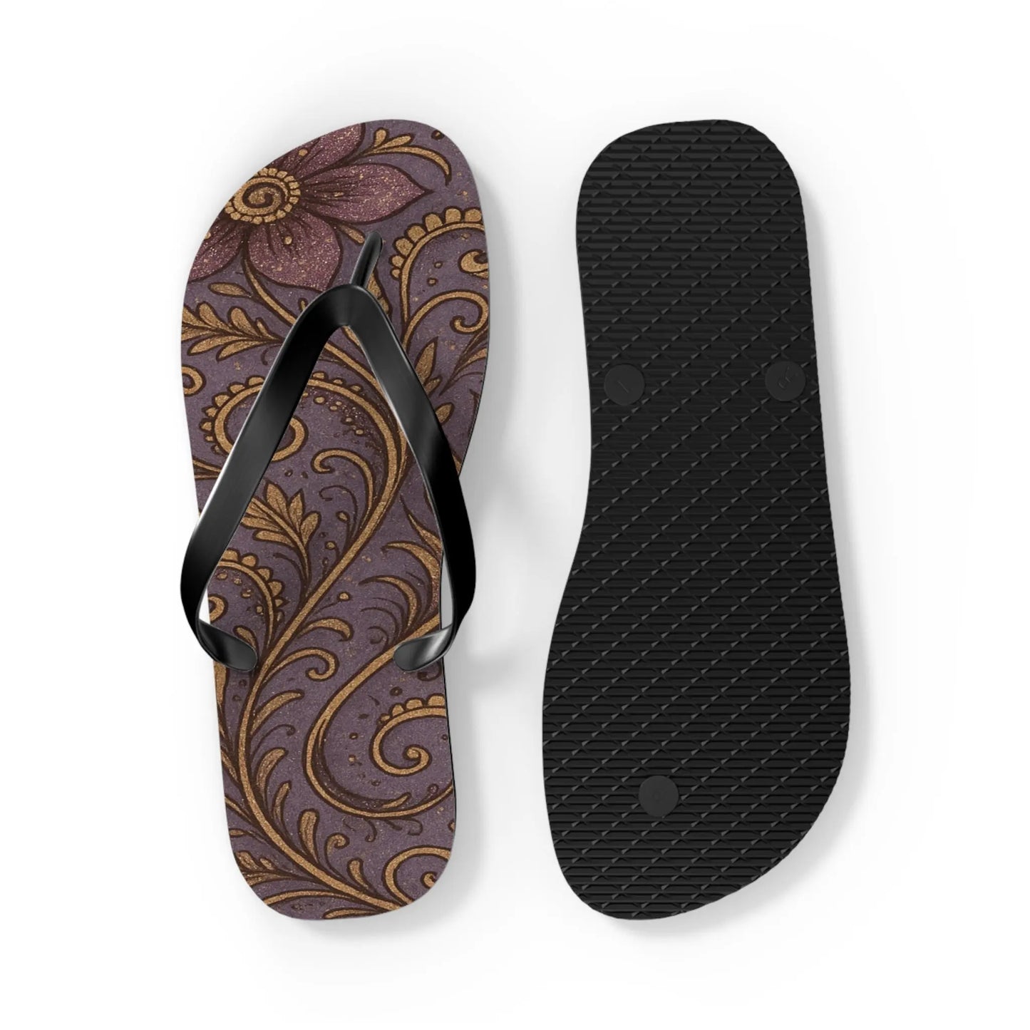 Bohemian Flip Flops | Vibrant Summer Sandals, Beach Footwear, Outdoor Style, Vacation Essentials, Festival Ready Printify