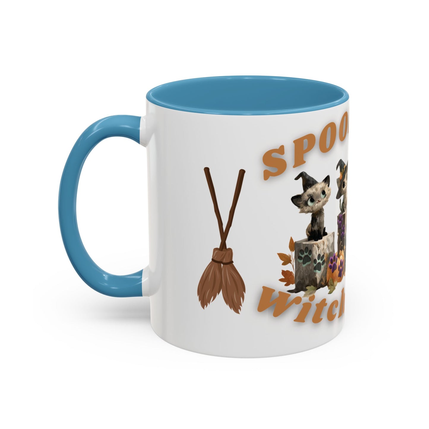 Spooky Black Cat Coffee Mug, Halloween Mug, Fall Decor, Cat Lover Gift, Witchy Paws, Seasonal Mugs