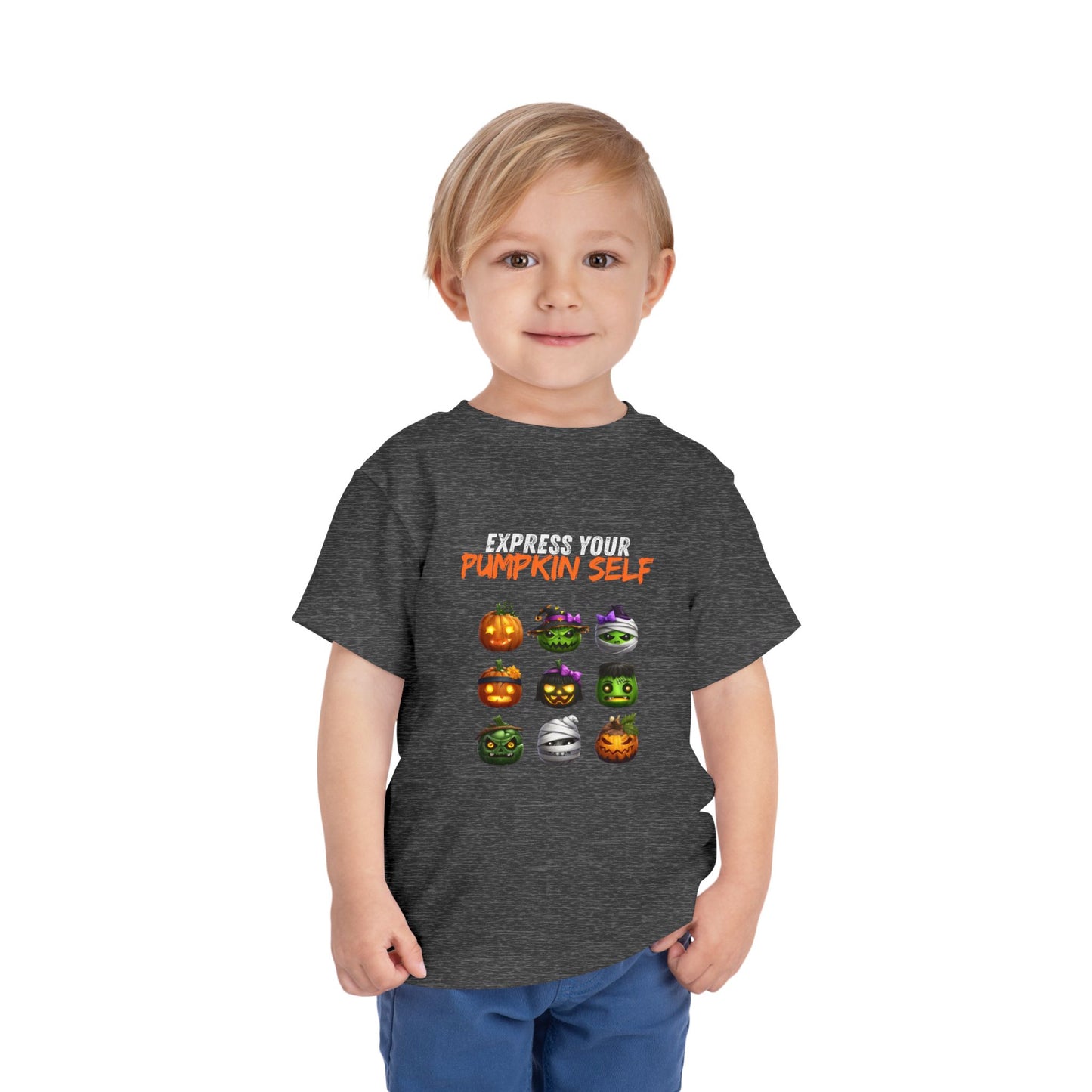 Toddler Halloween Pumpkin Tee, Kids Halloween T-Shirt, Cute Pumpkin Shirt, Toddler Pumpkin Self Tee, Trick or Treat Outfit, Fall [...]