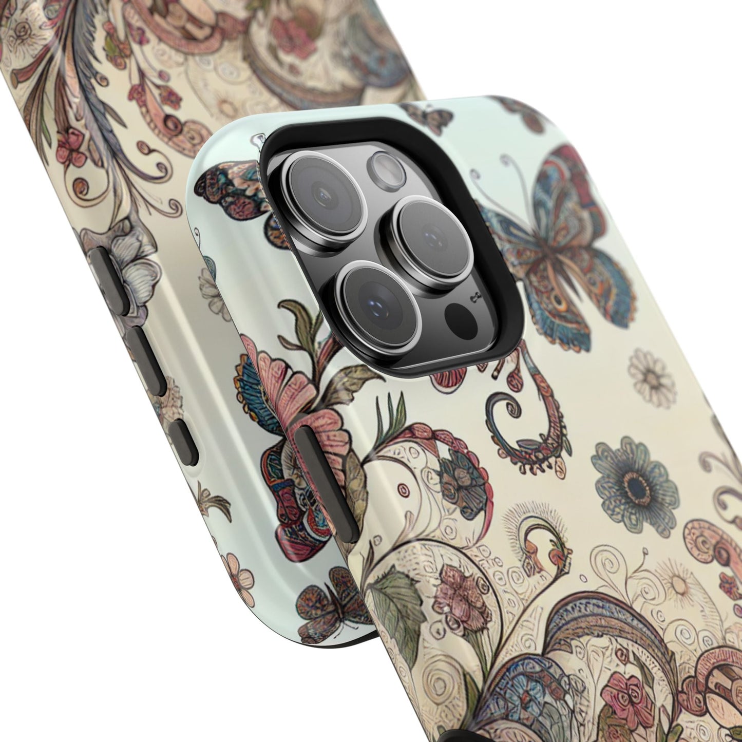 Phone Cases Whimsical Butterflies and Sunflowers Design Printify