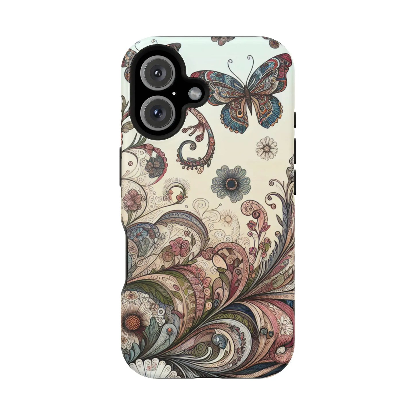 Phone Cases Whimsical Butterflies and Sunflowers Design Printify