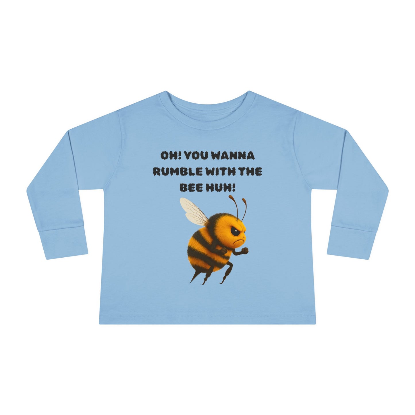 Funny Bee Rumble Youth Long Sleeve Tee