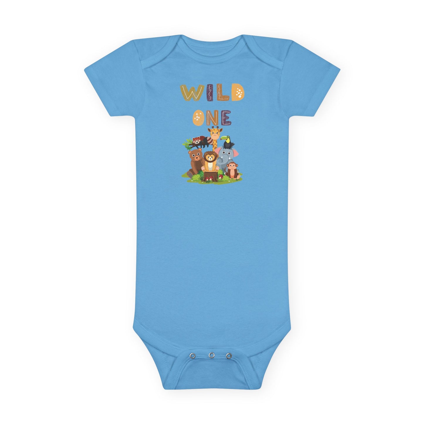Wild One Baby Onesie® | Cute Animal Baby Bodysuit, Baby Shower Gift, First Birthday Outfit, Unisex Infant Clothing, Nature Lover Babywear