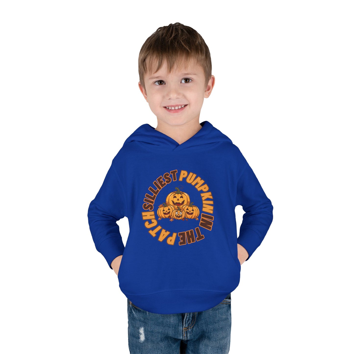 Silliest Pumpkin in the Patch Toddler Hoodie | Funny Fall Halloween Pullover Sweatshirt