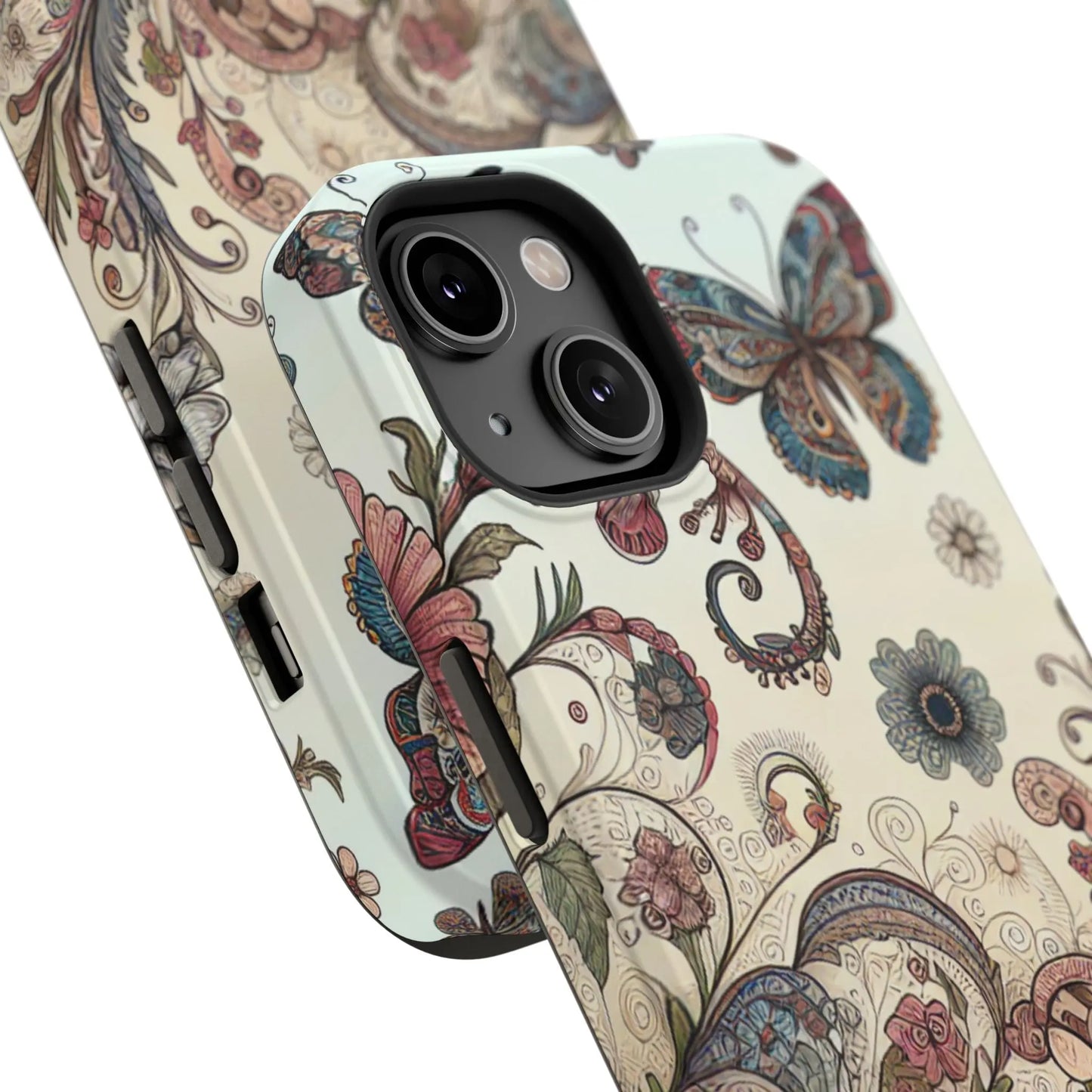 Phone Cases Whimsical Butterflies and Sunflowers Design Printify