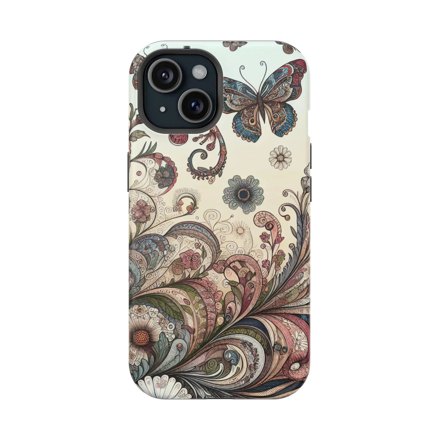 Phone Cases Whimsical Butterflies and Sunflowers Design Printify