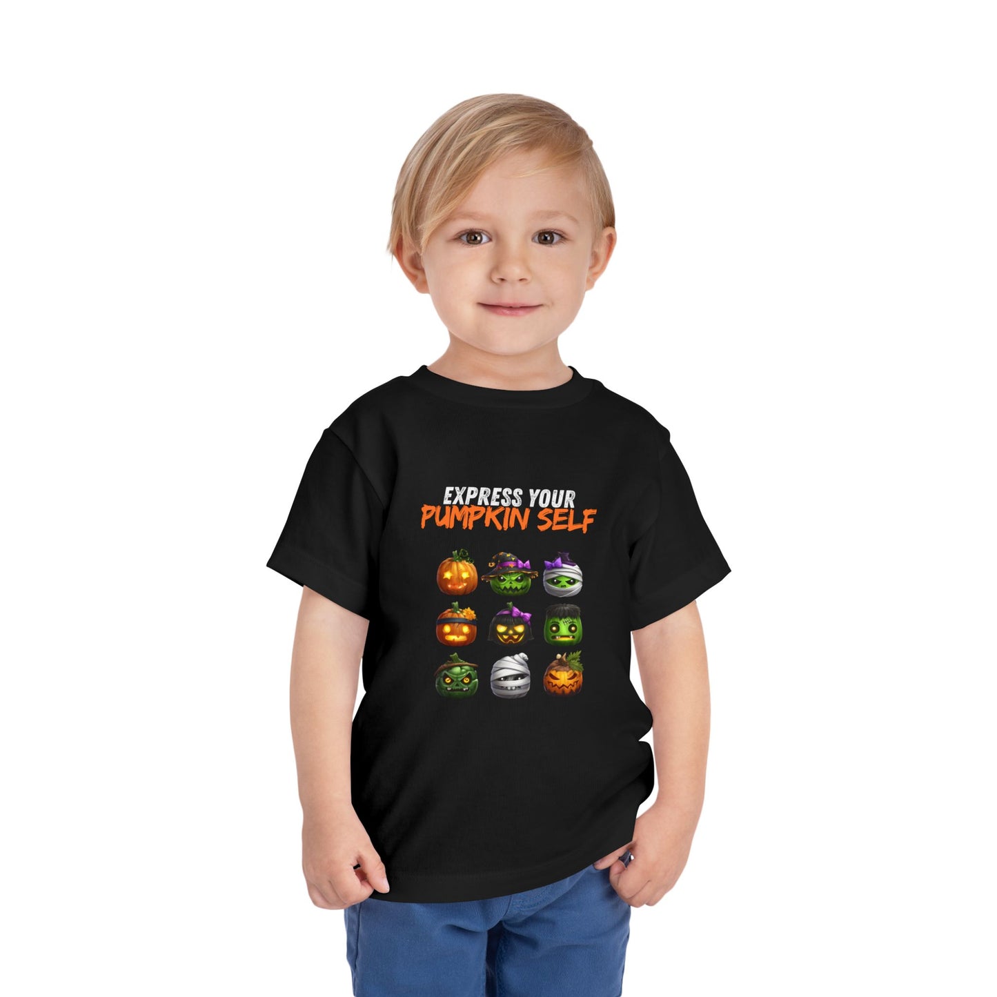 Toddler Halloween Pumpkin Tee, Kids Halloween T-Shirt, Cute Pumpkin Shirt, Toddler Pumpkin Self Tee, Trick or Treat Outfit, Fall [...]