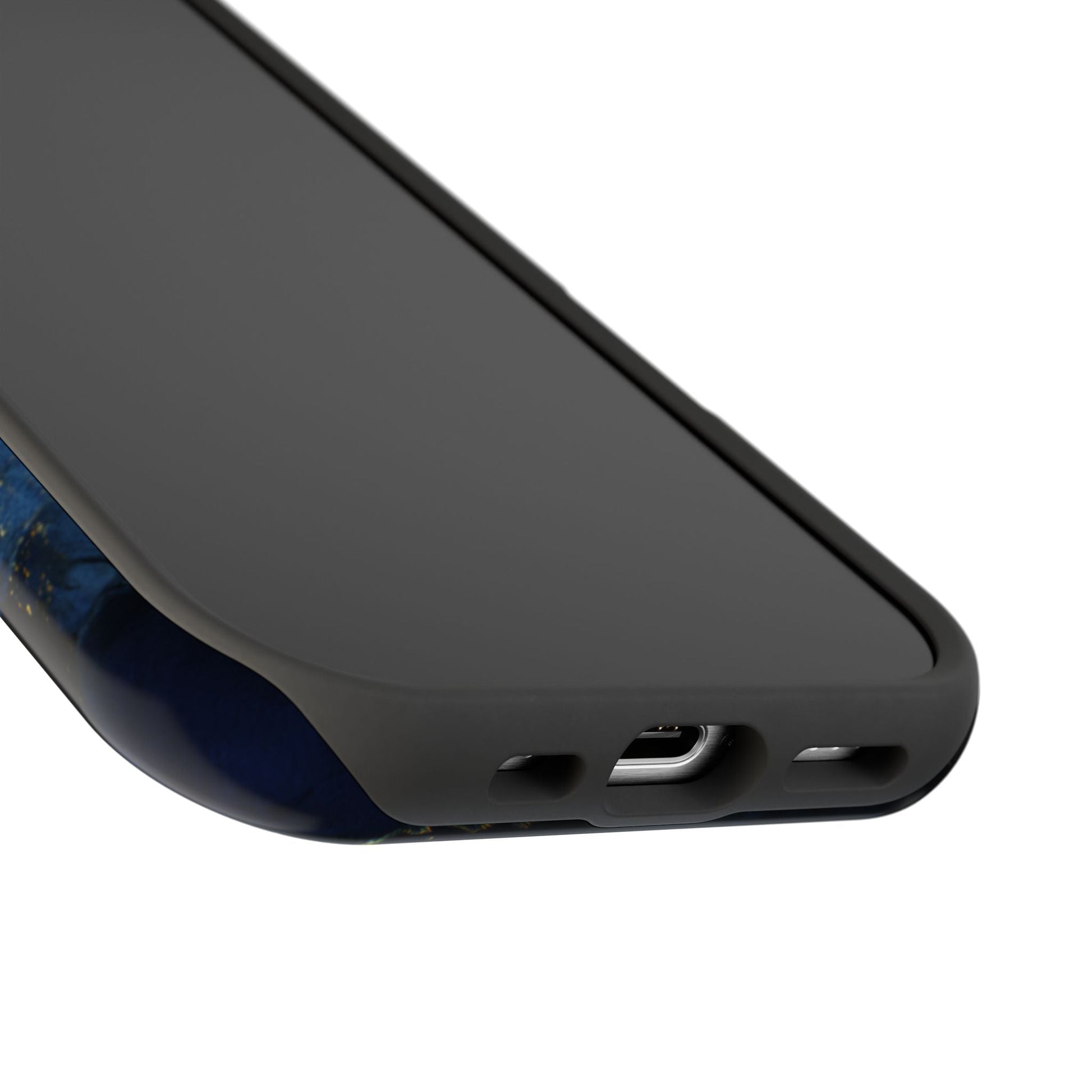 Phone Case - Blue and Gold 8k HD Design - Magnetic Tough Cases Printify