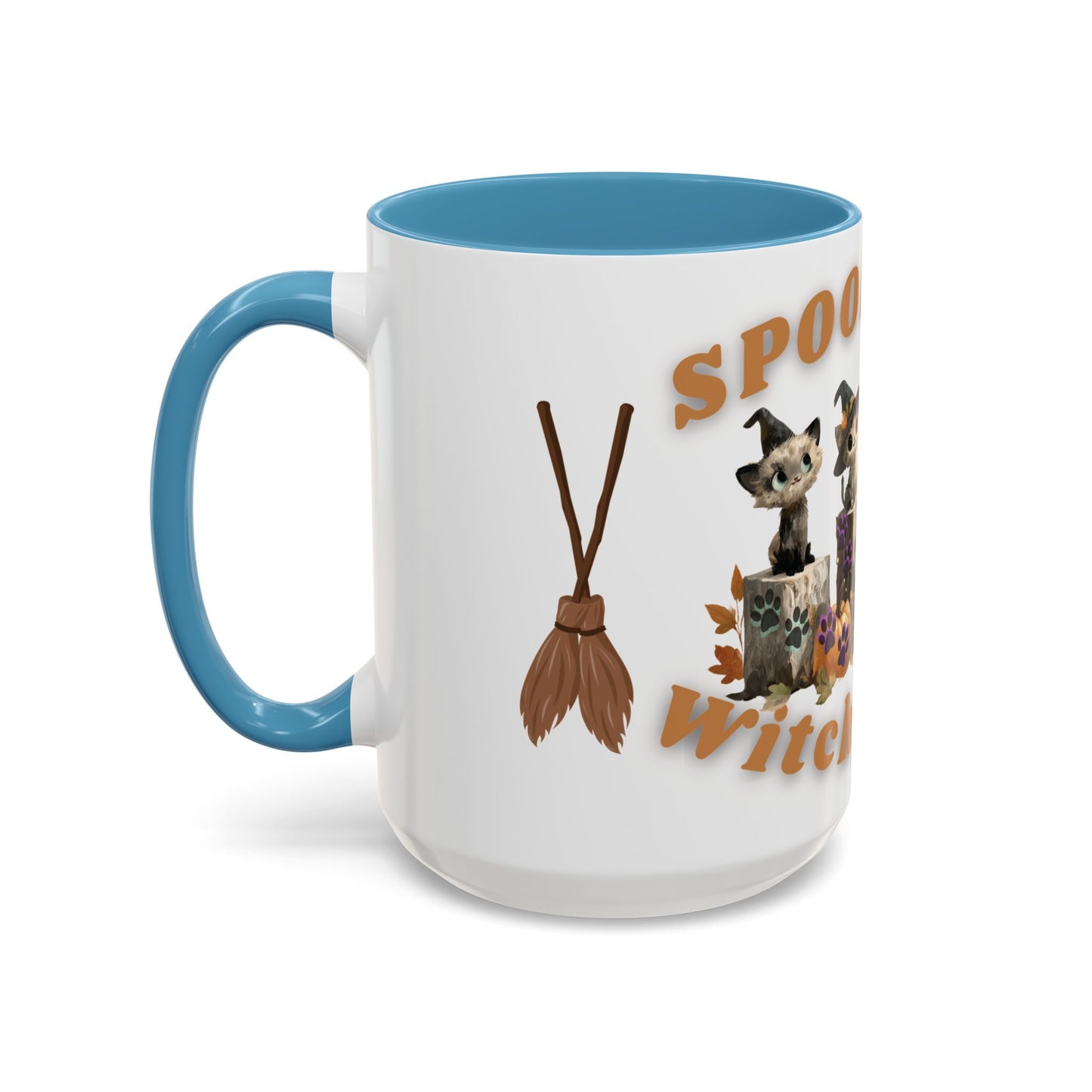 Spooky Black Cat Coffee Mug, Halloween Mug, Fall Decor, Cat Lover Gift, Witchy Paws, Seasonal Mugs