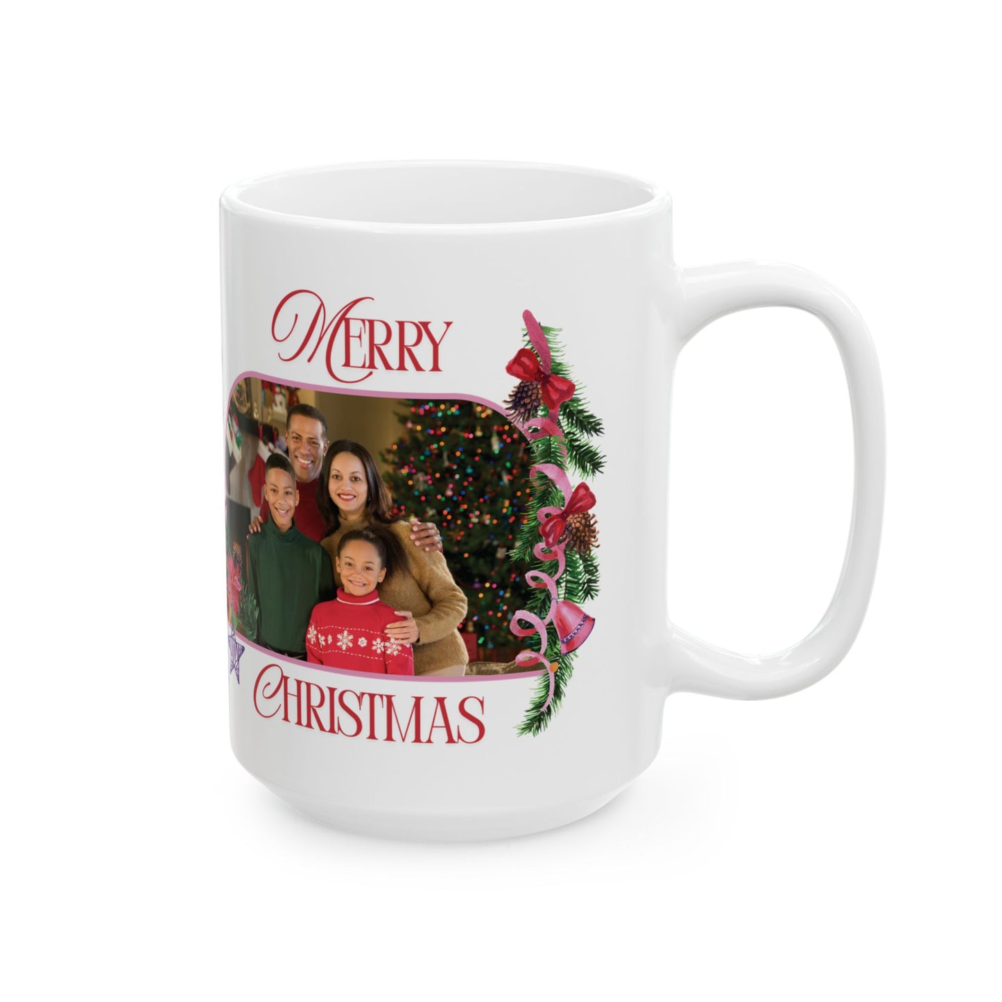 Personalized Photo Christmas Mug (11oz, 15oz)