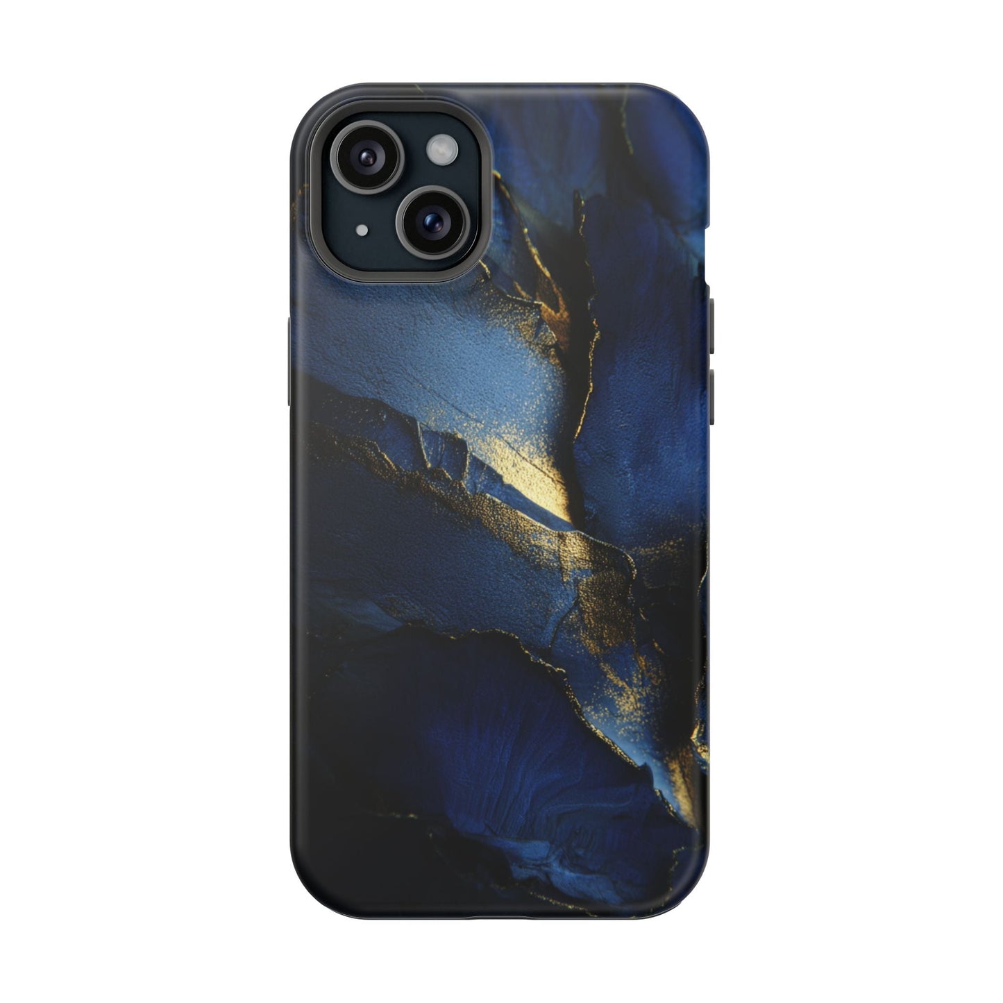 Phone Case - Blue and Gold 8k HD Design - Magnetic Tough Cases Printify