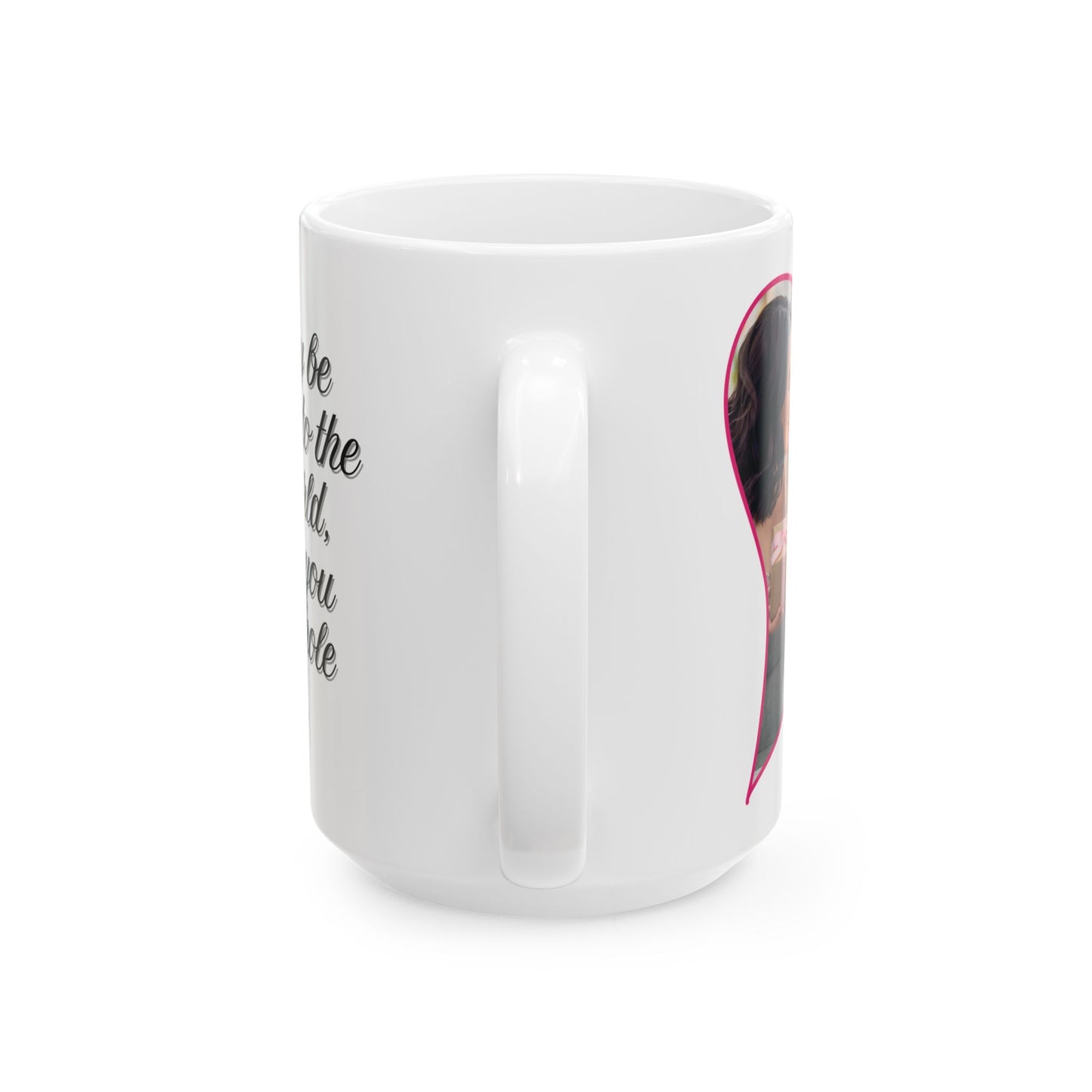 Personalized Mothers Day Mug Custom Photo Heart Coffee Cup With Name and Date Keepsake Gift 11oz 15oz