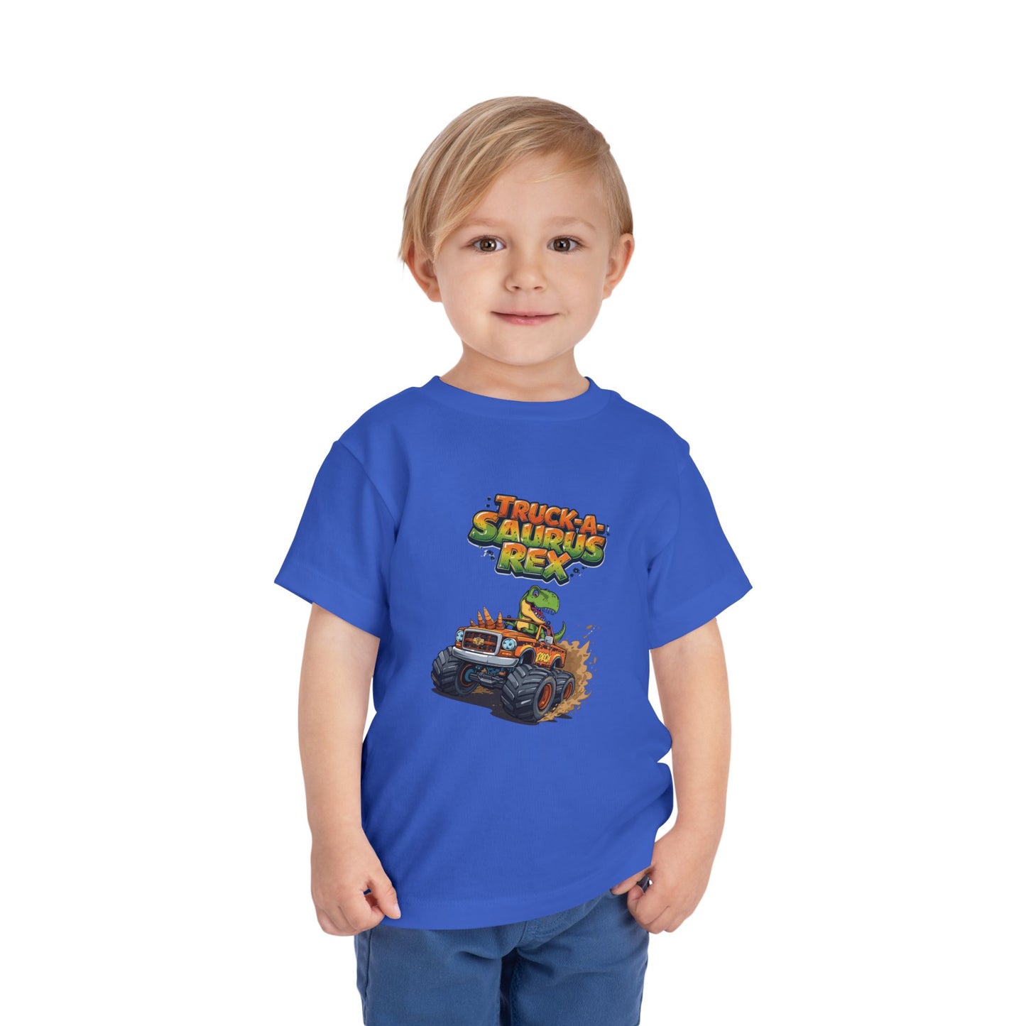 Truck-a-Saurus Rex Kids Tee | Fun Dinosaur T-Shirt, Toddler Gift, Birthday Outfit, Playtime, Summer Wear, Dino Lover Shirt
