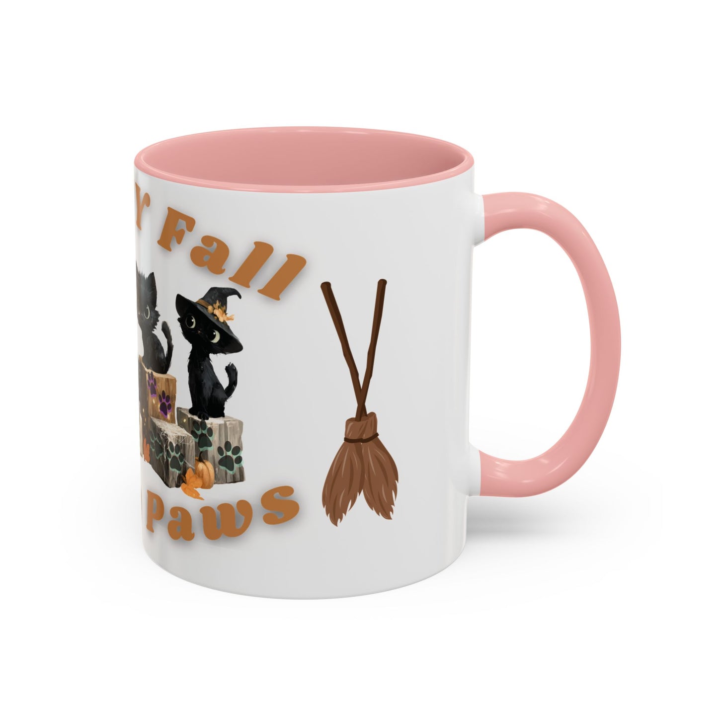 Spooky Black Cat Coffee Mug, Halloween Mug, Fall Decor, Cat Lover Gift, Witchy Paws, Seasonal Mugs